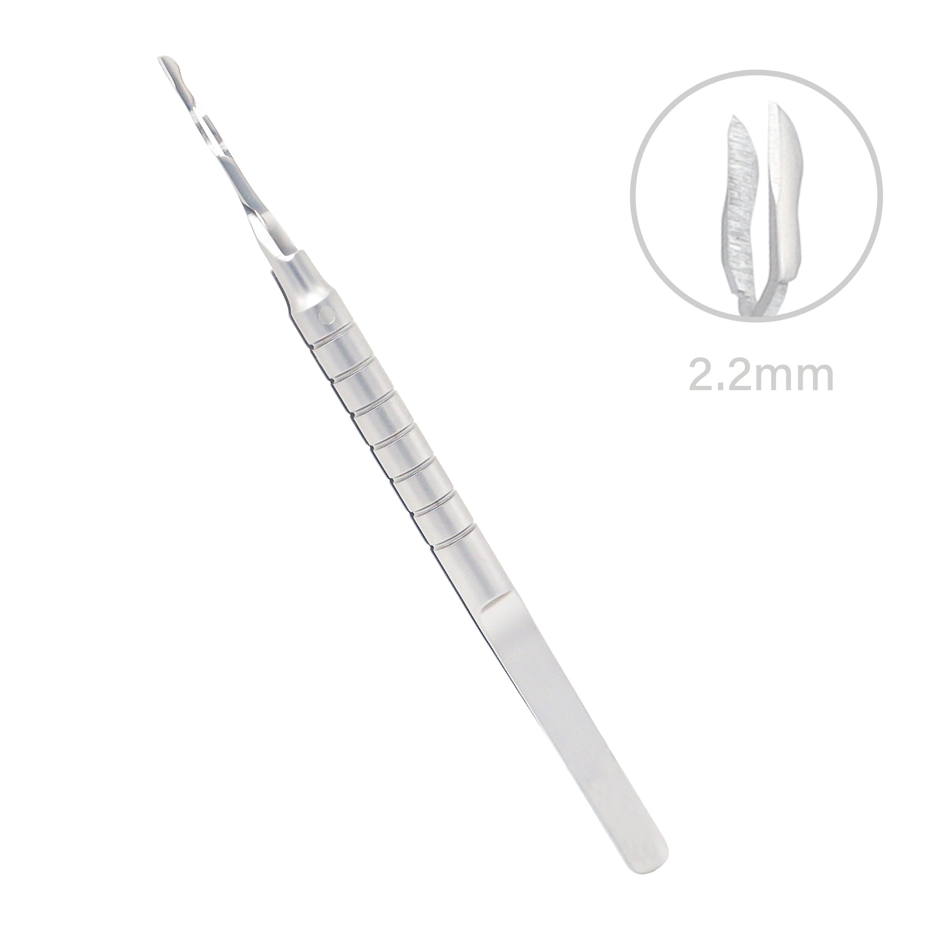Stainless steel Akahoshi Pre-Chopper Semi-Sharp 11.5 cm instrument for ophthalmic surgery