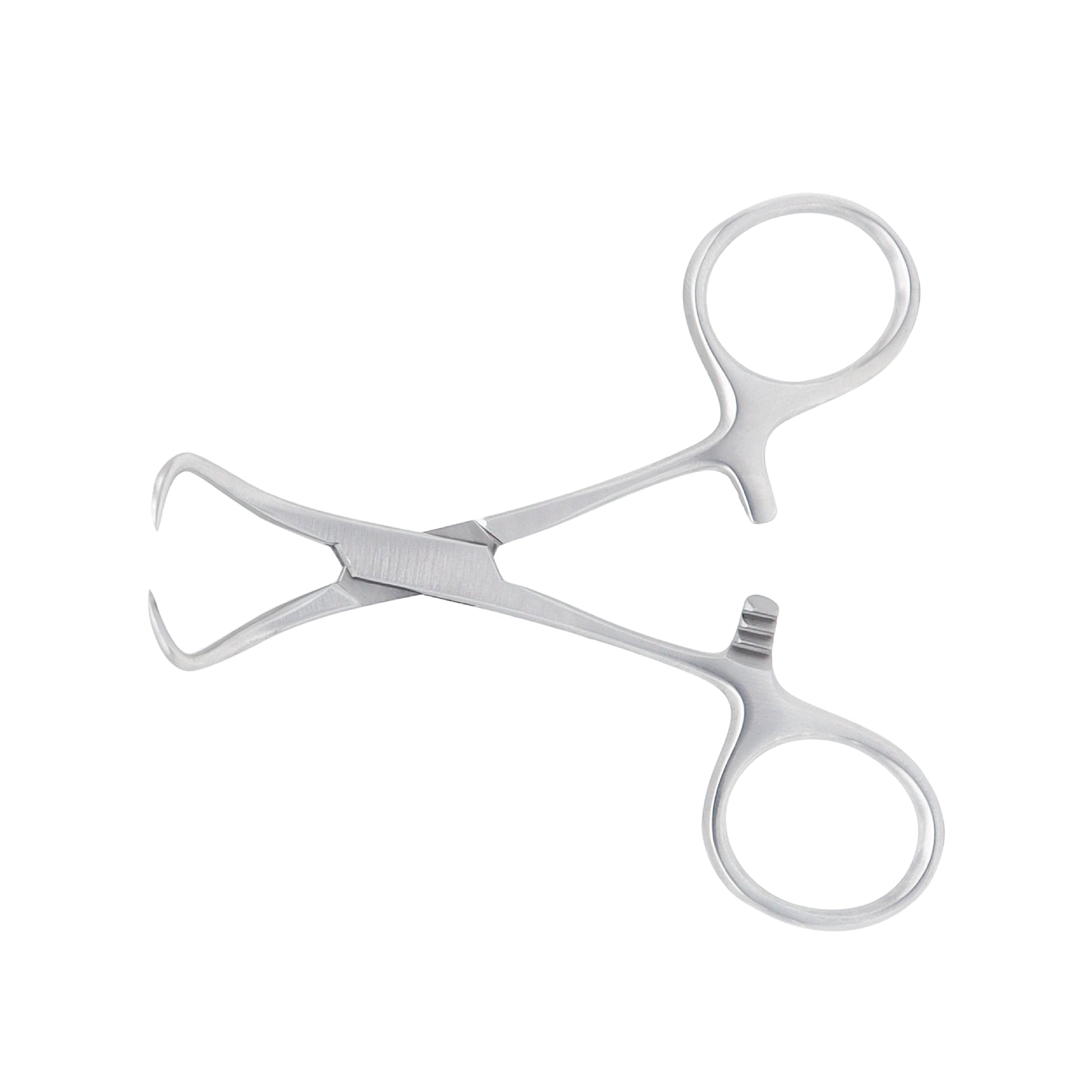 Backhaus towel forceps 9.5 cm stainless steel surgical instrument for securing drapes and towels in operating room