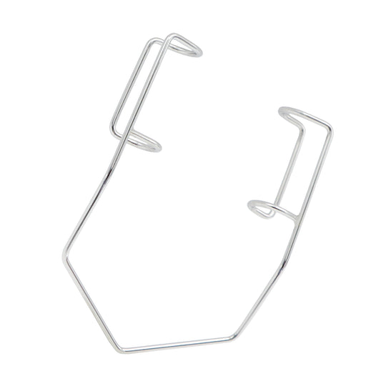 Barraquer eye speculum adult size heavy wire 15 mm blade used for stable eyelid retraction in ophthalmic surgery and eye examination procedures