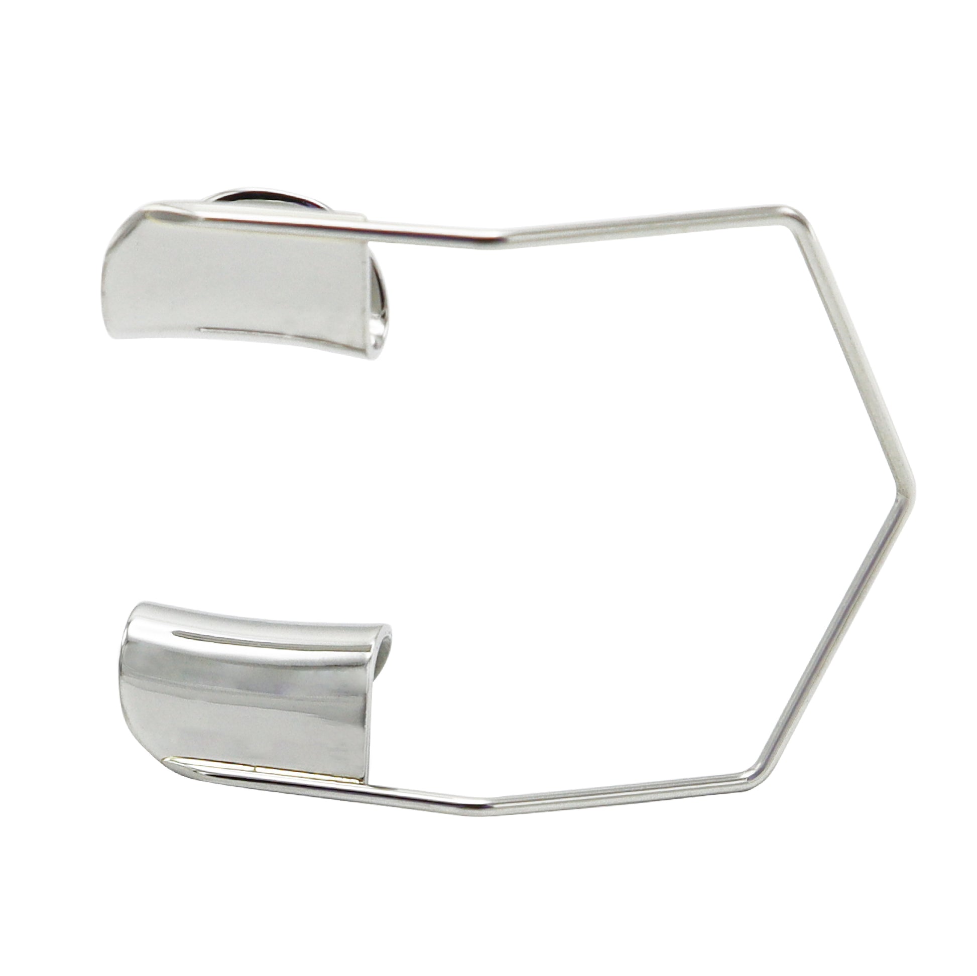 Barraquer Speculum with solid 14 mm angled blade used for eyelid retraction in ophthalmic surgery ensuring clear visibility during eye procedures.