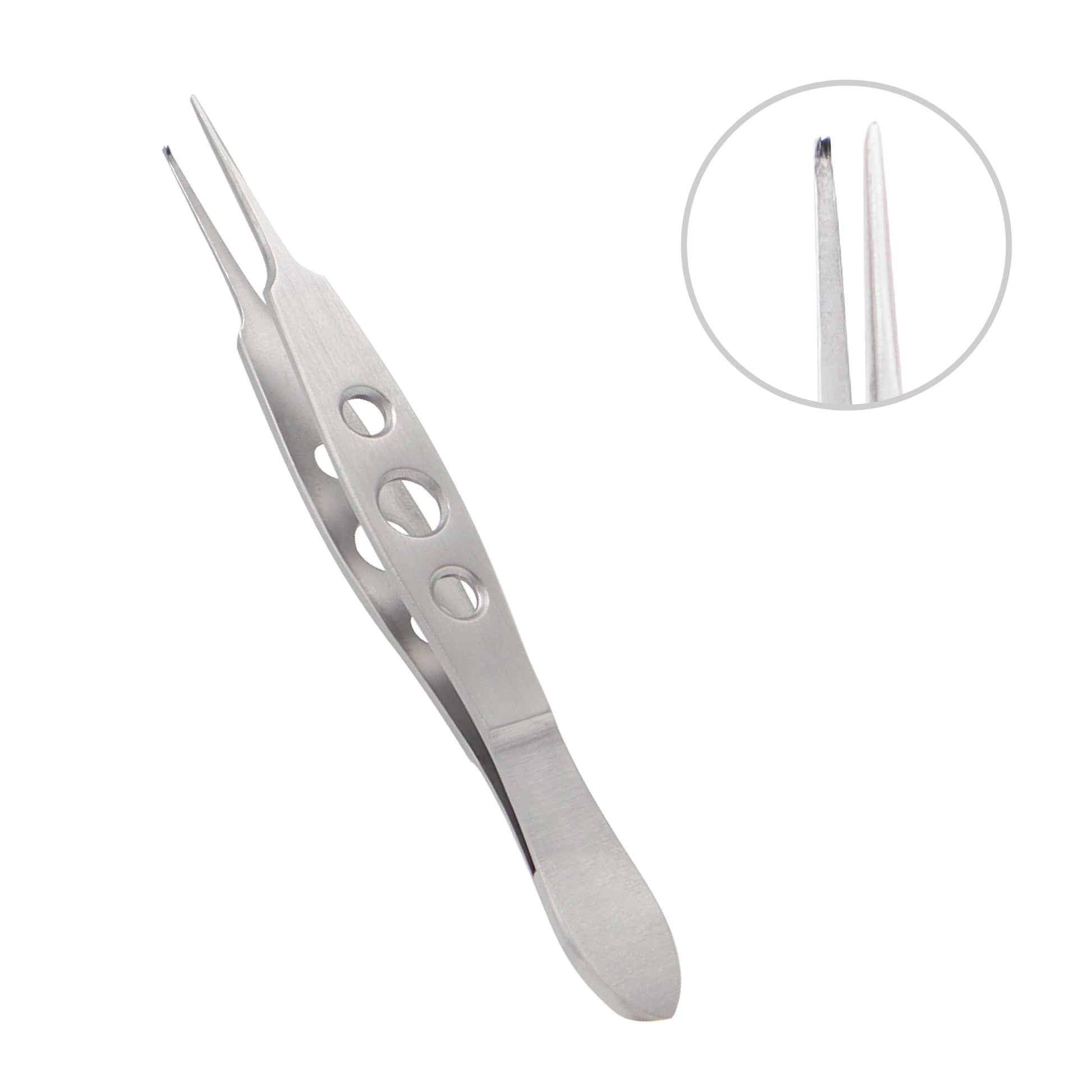 Bishop Harmon micro tissue forceps ophthalmic stainless steel instrument for fine tissue handling in ENT and microsurgery