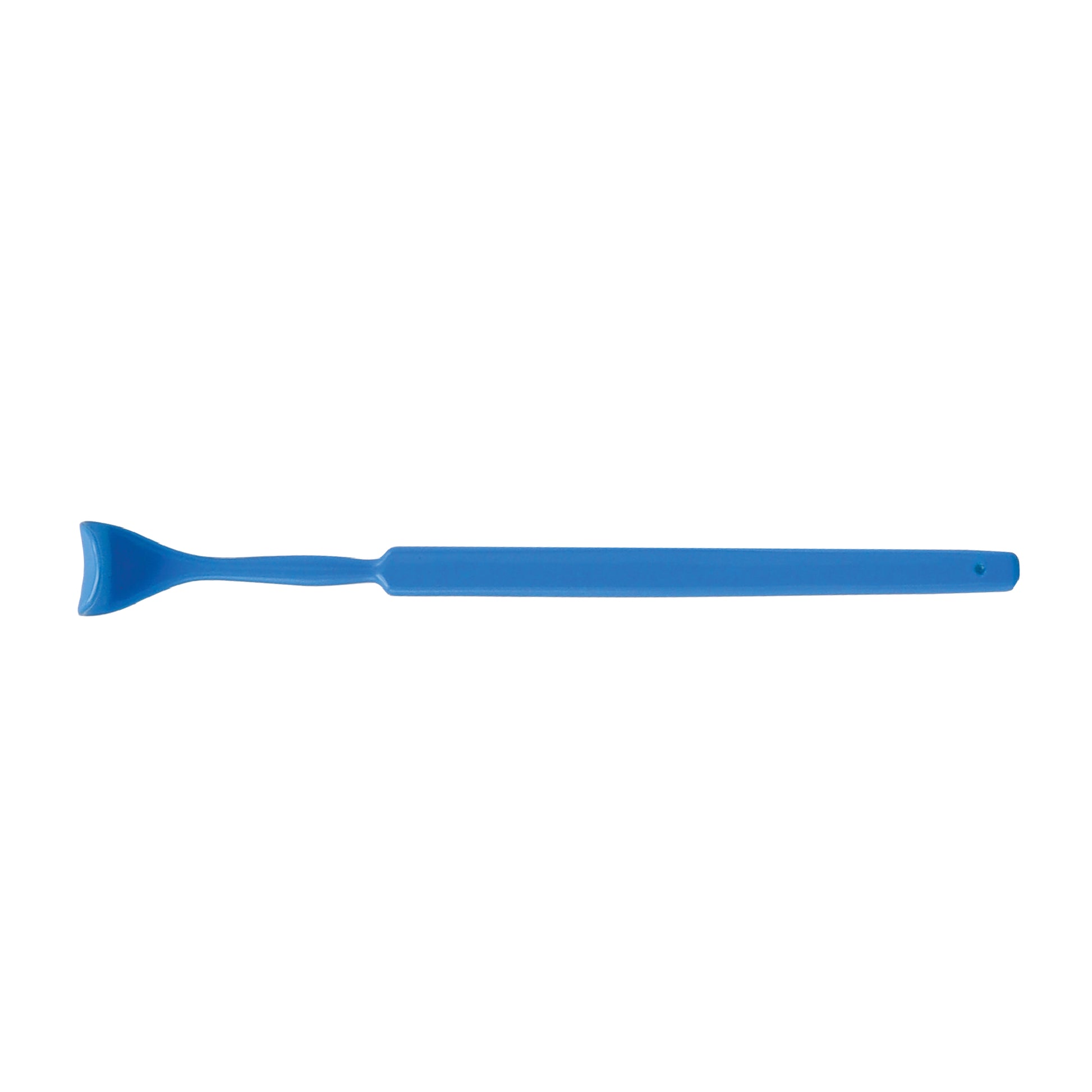Blue insulated Desmarres Lid Retractor for ophthalmic surgery with a non-conductive coating for electrosurgical safety.