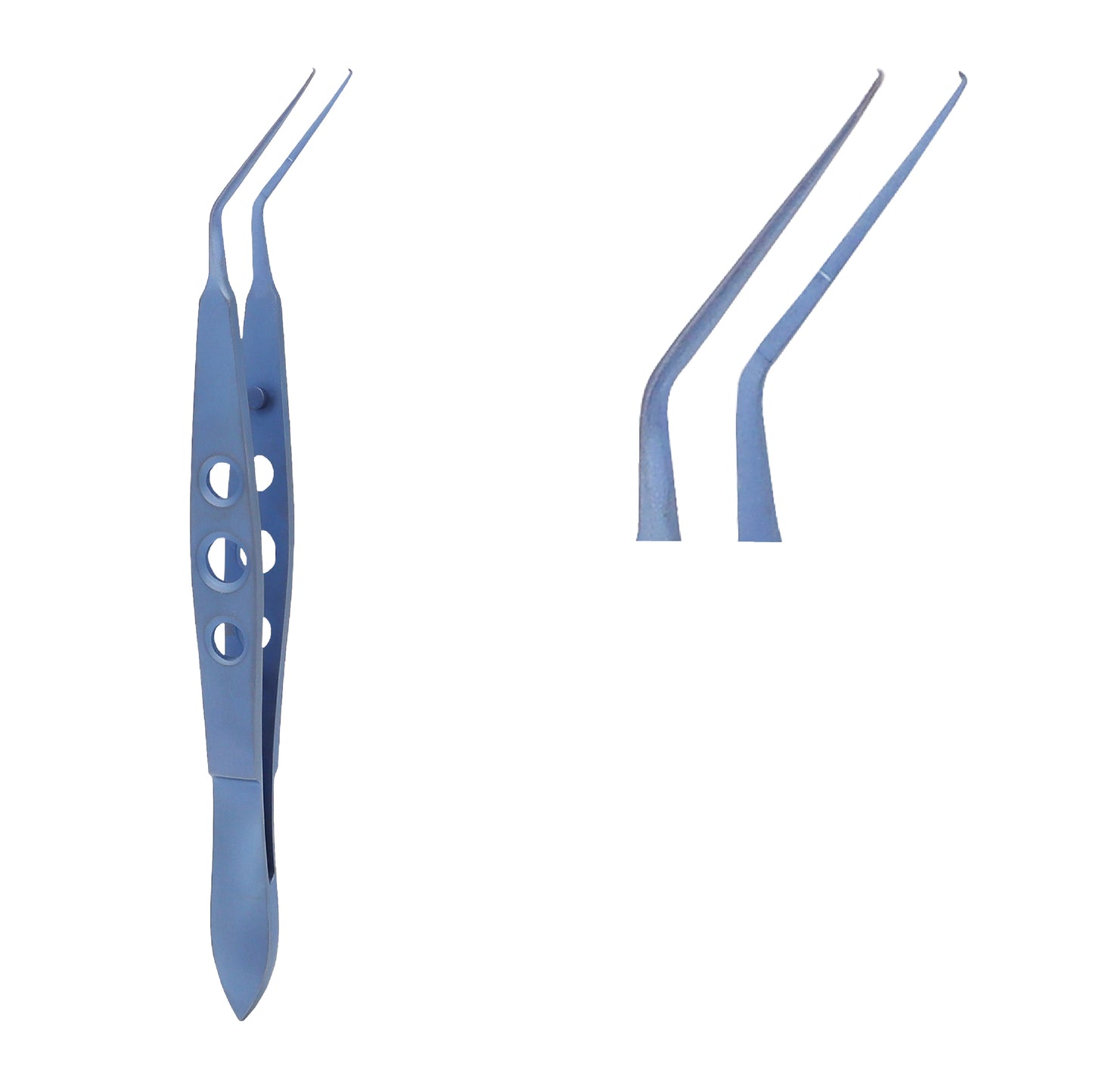 Titanium Lehner ophthalmic forceps 11 cm for precise capsulorhexis and cataract procedures