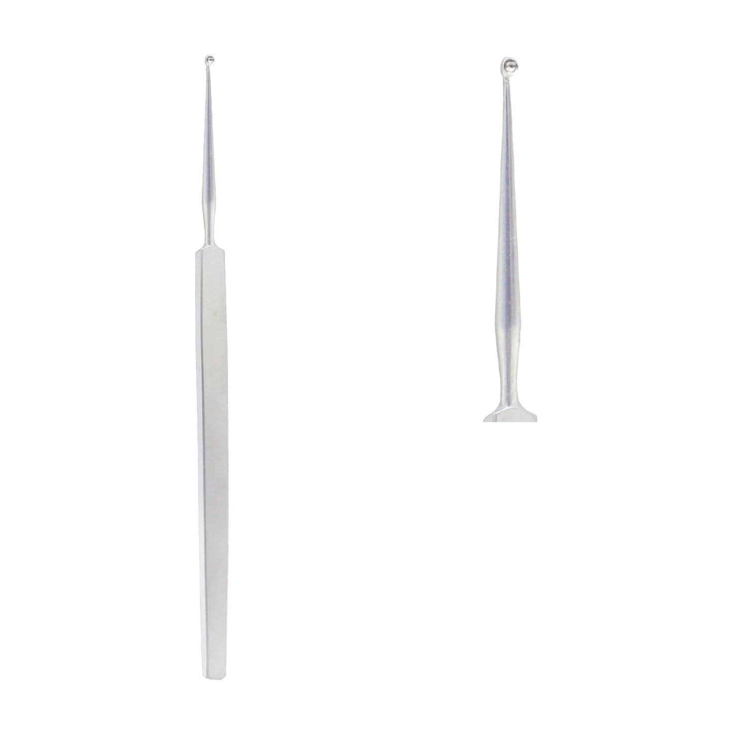 Stainless steel Hebra Chalazion Curette Fig.2 2.0 mm with 13 cm length for ophthalmic surgical procedures