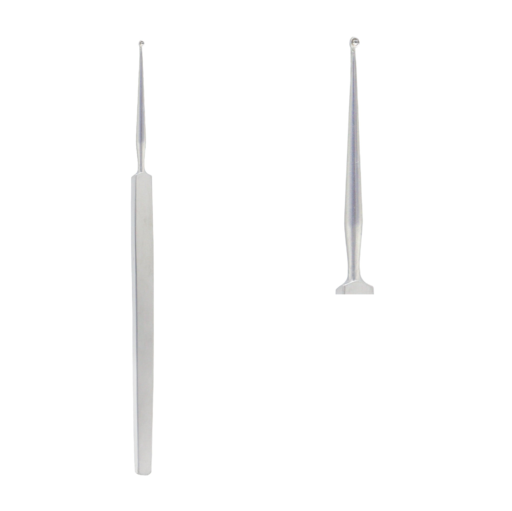 Stainless steel Hebra Chalazion Curette Fig.1 1.5 mm with 13 cm length for ophthalmic surgical procedures