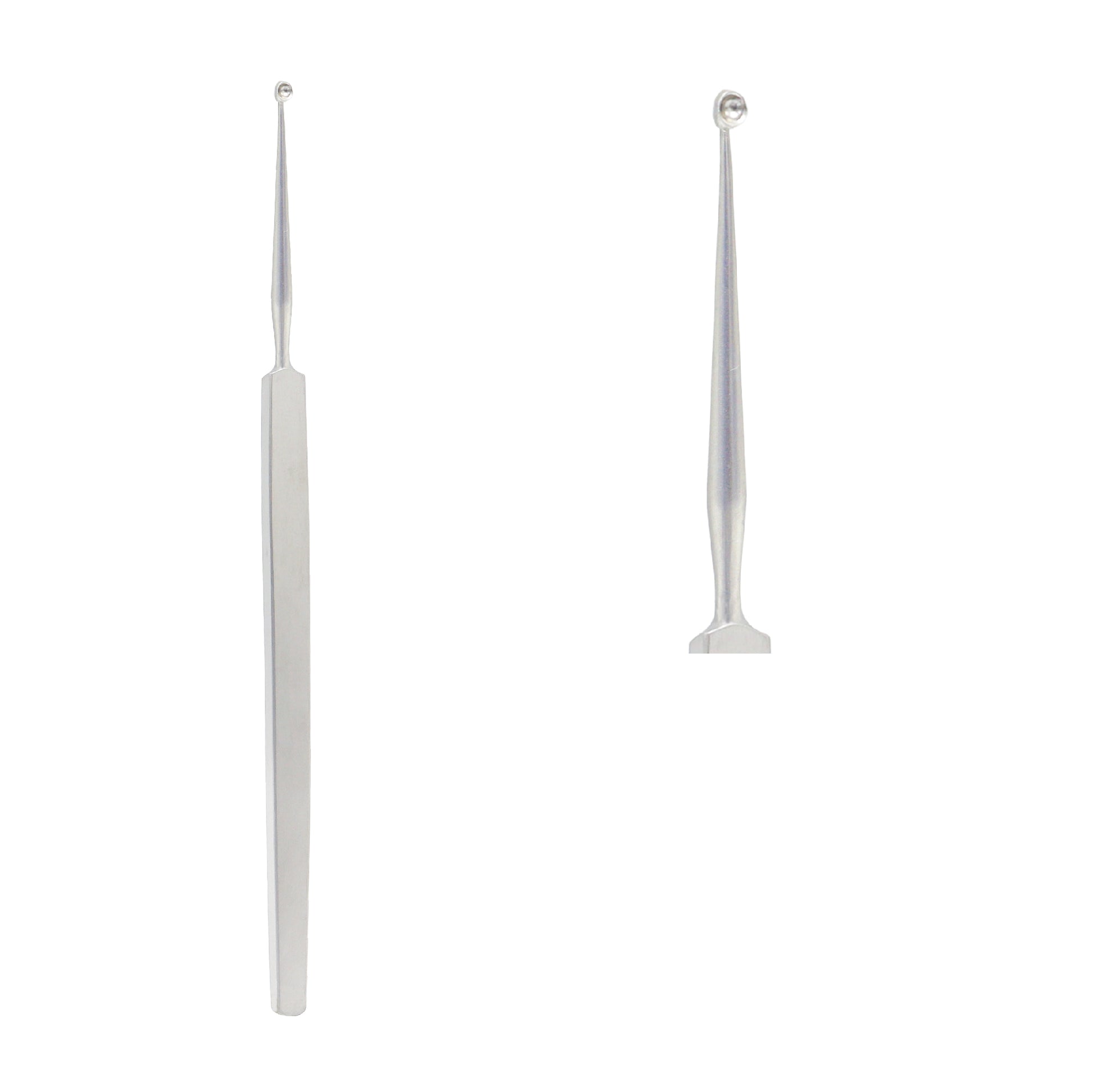 Stainless steel Hebra Chalazion Curette Fig.3 2.5 mm with 13 cm length for ophthalmic surgical procedures