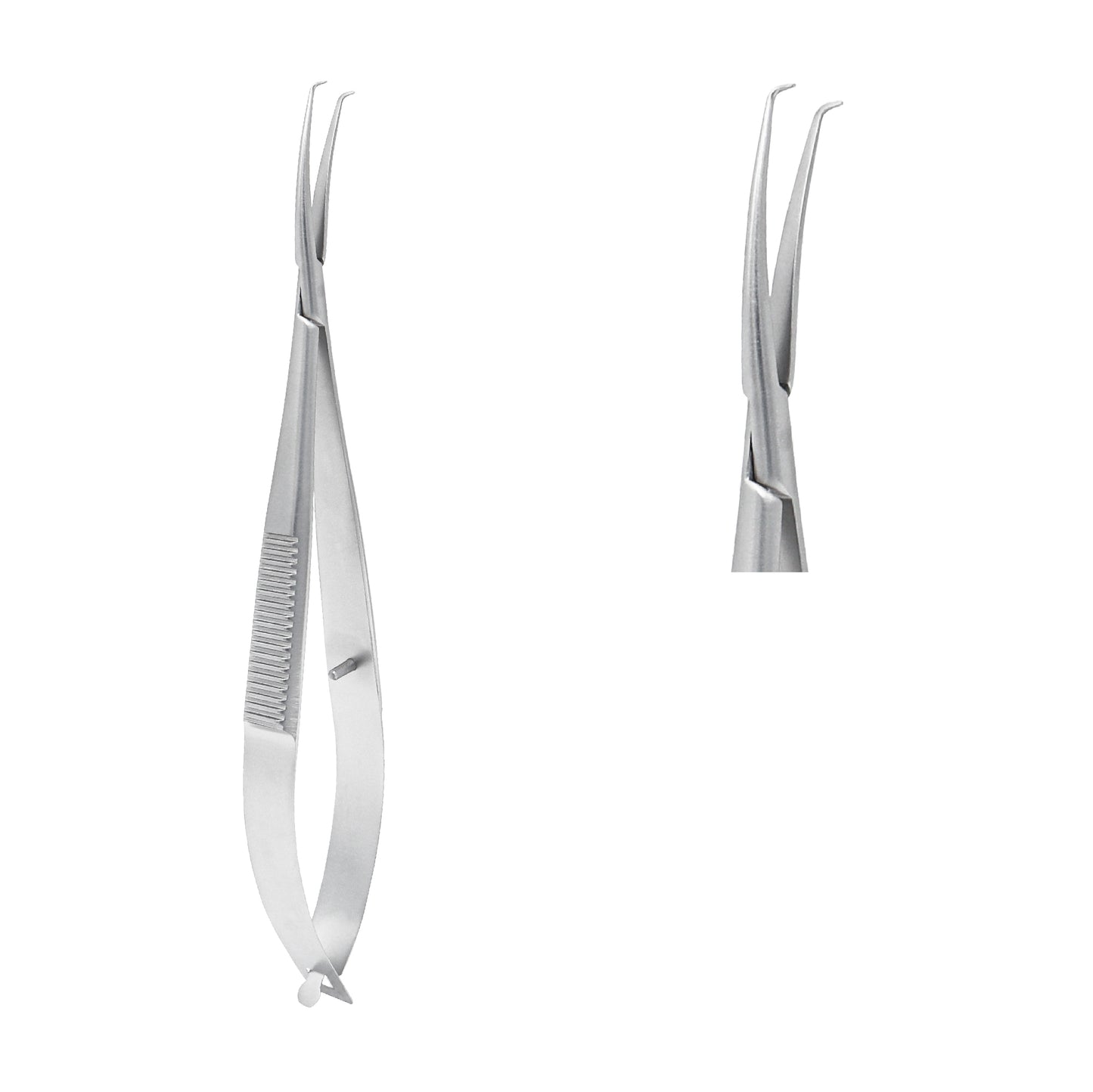 Ophthalmic Clayman lens forceps 12 cm for precise intraocular lens handling and implantation
