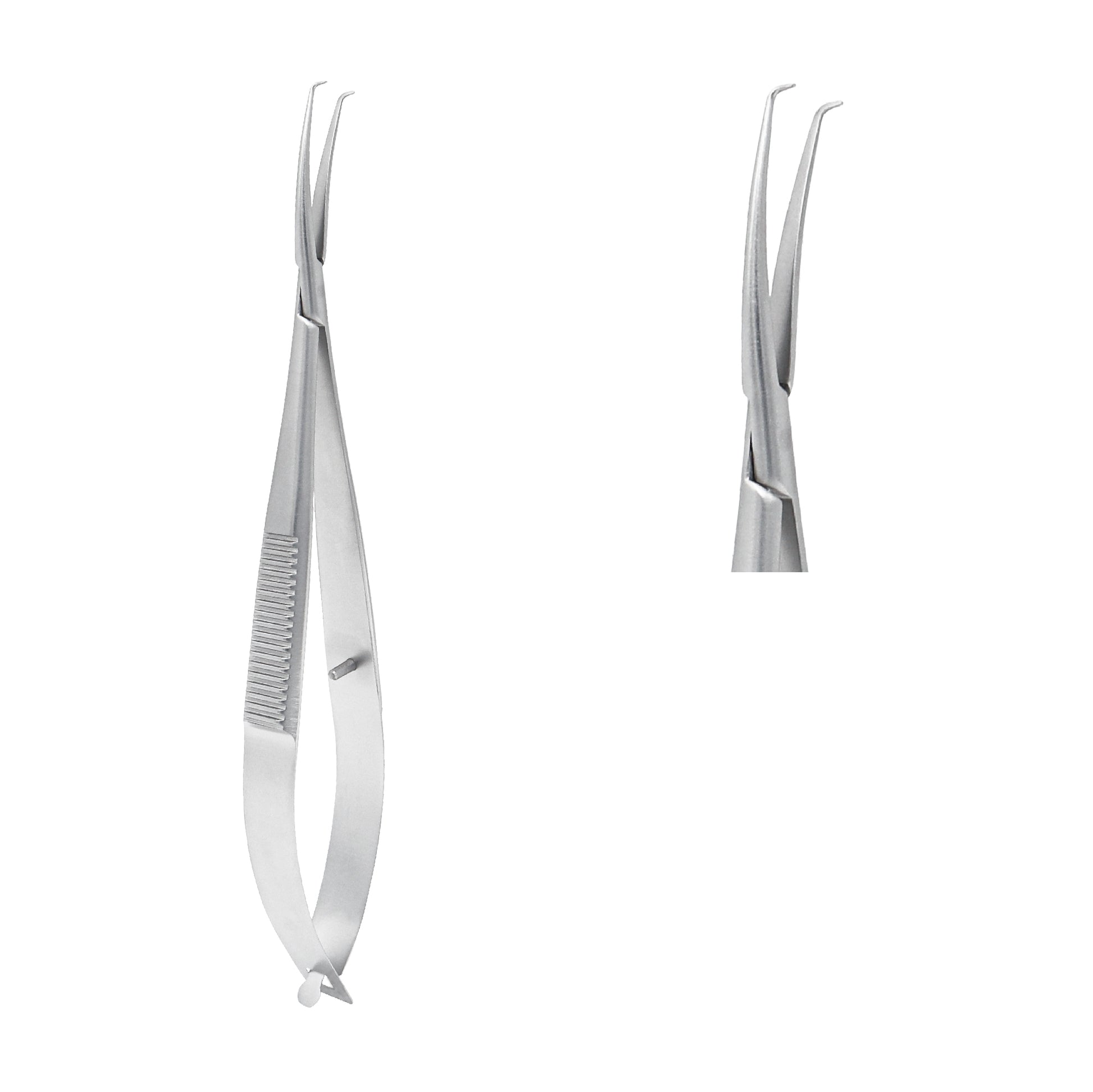 Ophthalmic Clayman lens forceps 12 cm for precise intraocular lens handling and implantation