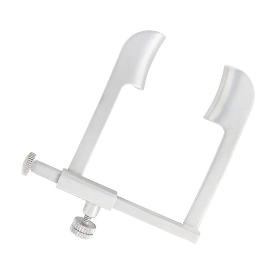 Cook Eye Speculum with locking screw, large 15 mm blade, 4.5 cm overall length for ophthalmic surgery