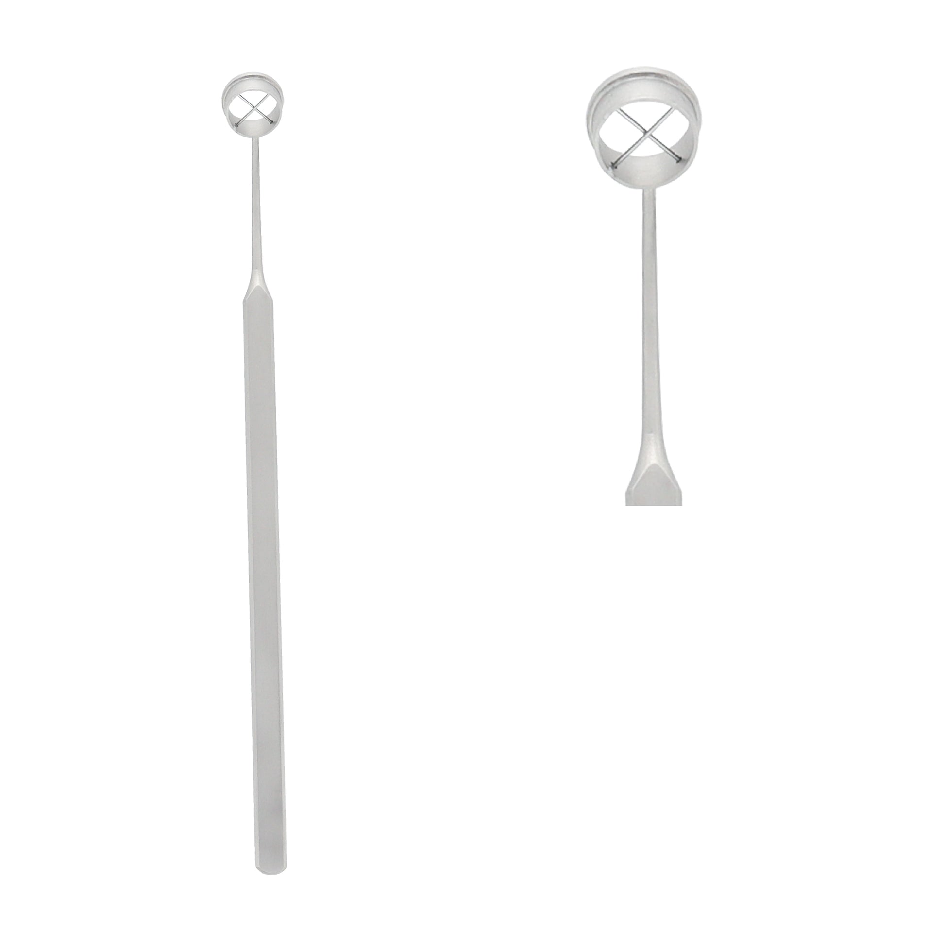 Stainless steel LASEK Trephine 9.0 mm with 12.5 cm length for corneal and refractive surgical procedures