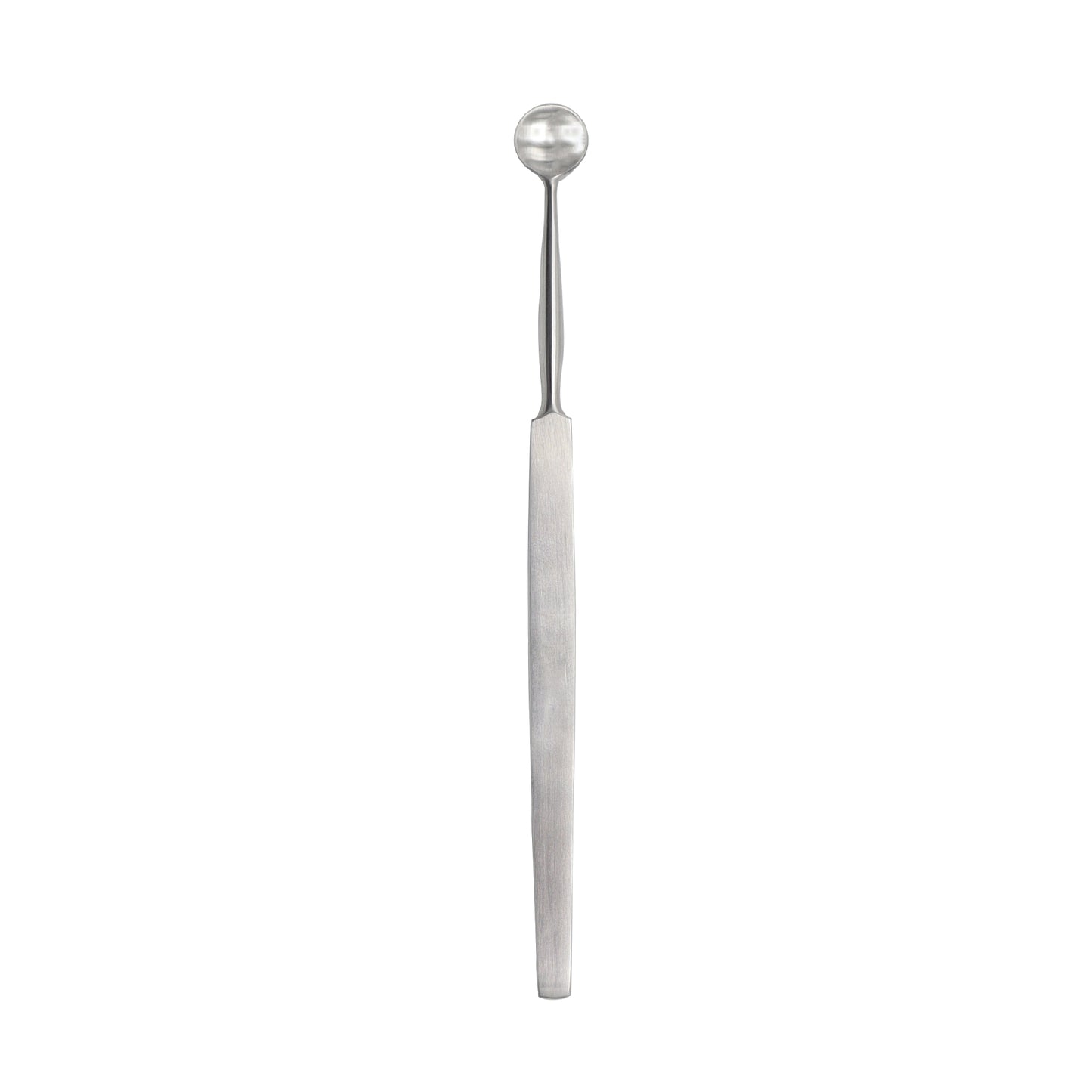 A stainless steel Cottle Alar Retractor featuring a long flat handle and a curved, blunt blade used for soft tissue retraction in nasal surgery.