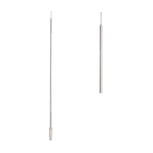 Stainless steel 6 inch Dean Applicator surgical instrument with a twist end tip and slender shaft, displayed on a clean white background.