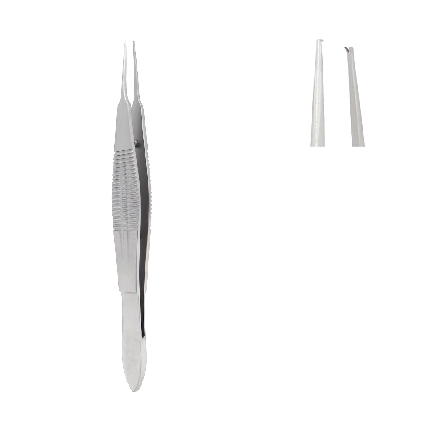 Serrated dressing forceps 12 cm for handling dressings during eyelid surgery