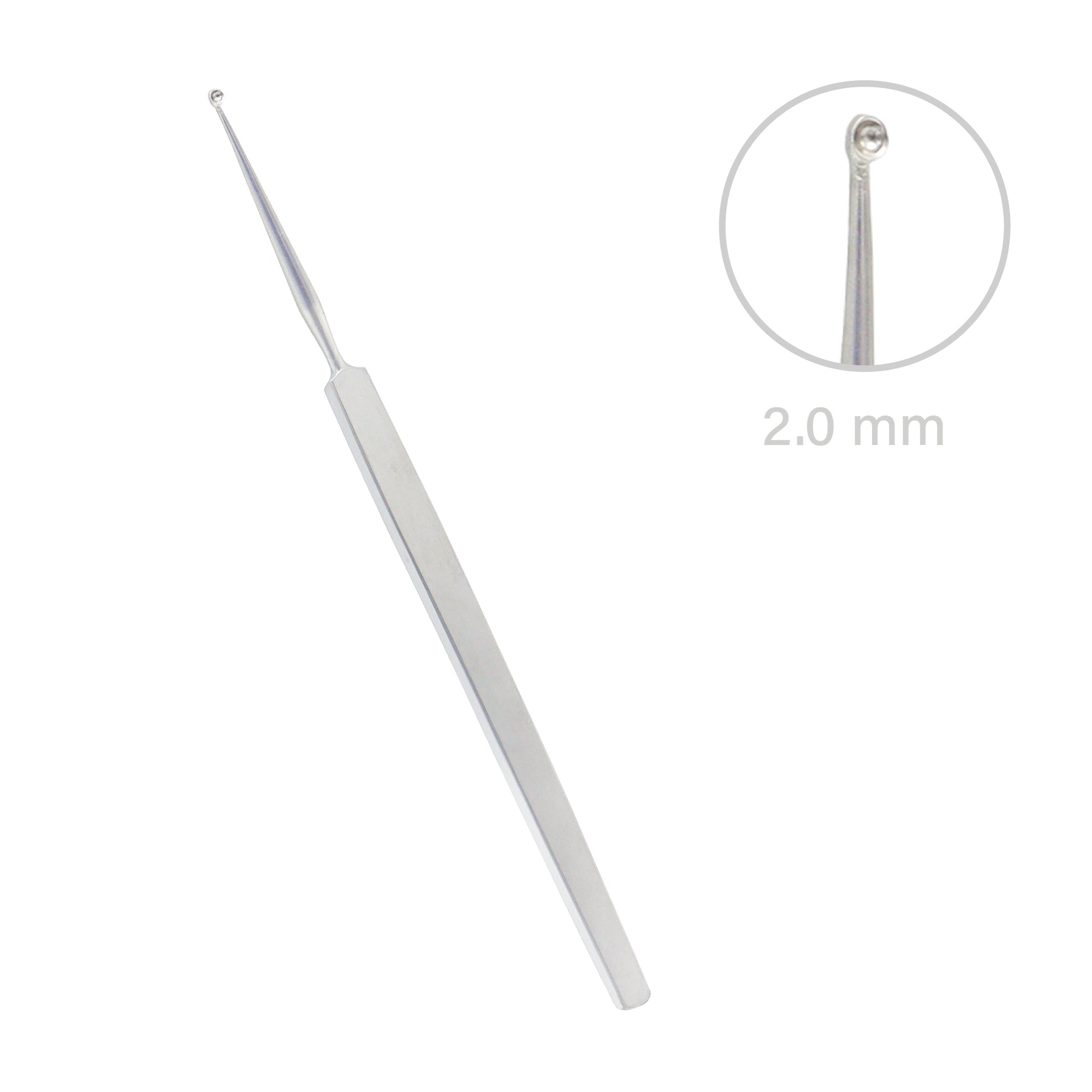 Hebra Chalazion Curette Fig.2 used for precise removal of eyelid cysts and lesions in eye surgery