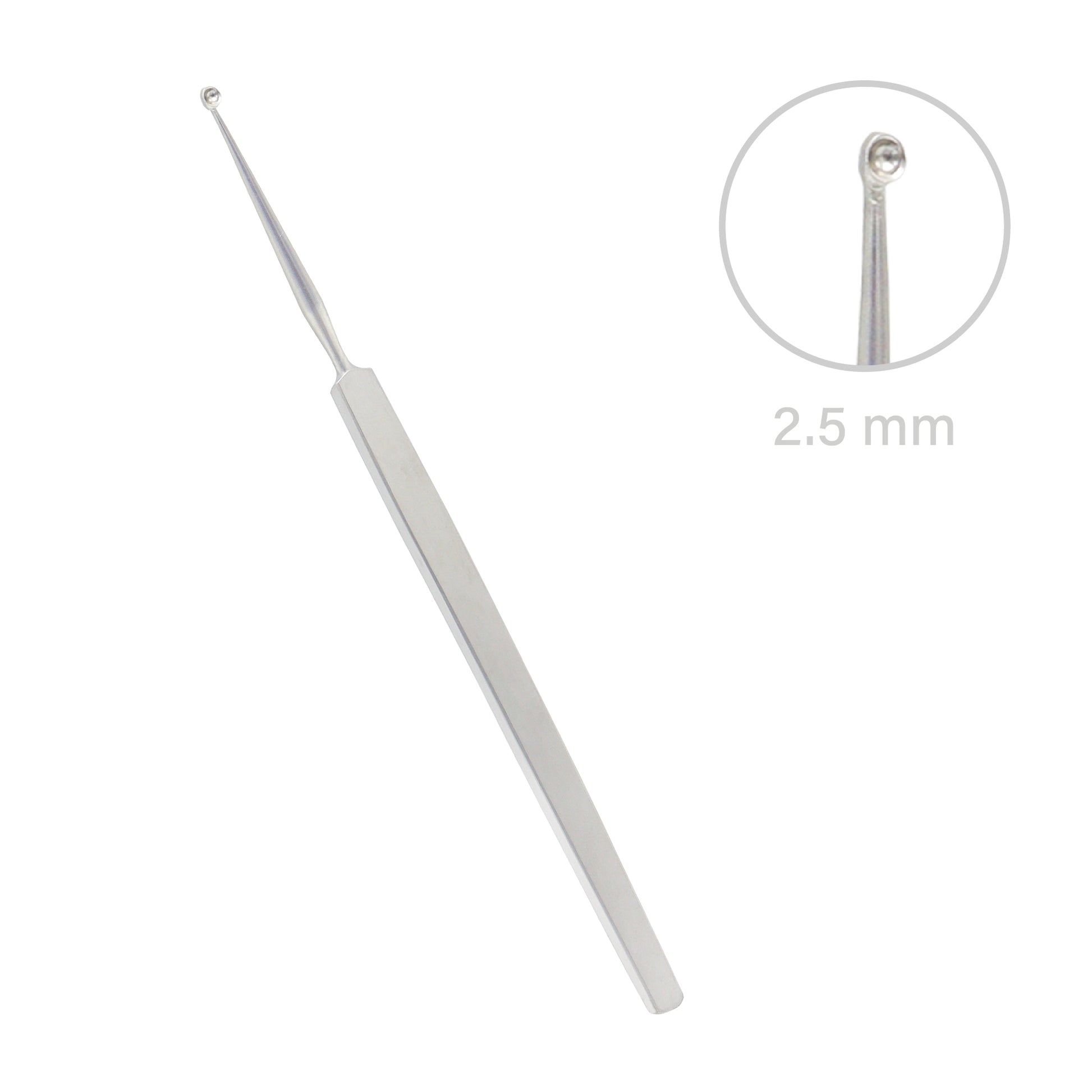 Hebra Chalazion Curette Fig.3 used for controlled curettage and removal of eyelid lesions in eye surgery