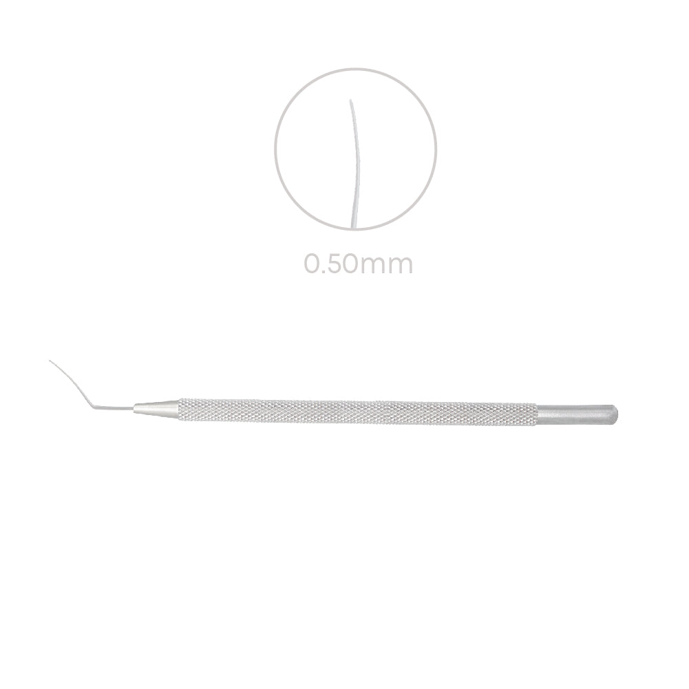 Flat Barraquer Iris Spatula 0.50 mm precision instrument for cataract and eye surgery use