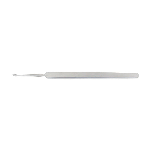 Foreign Body Fluid Removal Needle straight 3 mm tip with 14 cm length front view for eye surgery