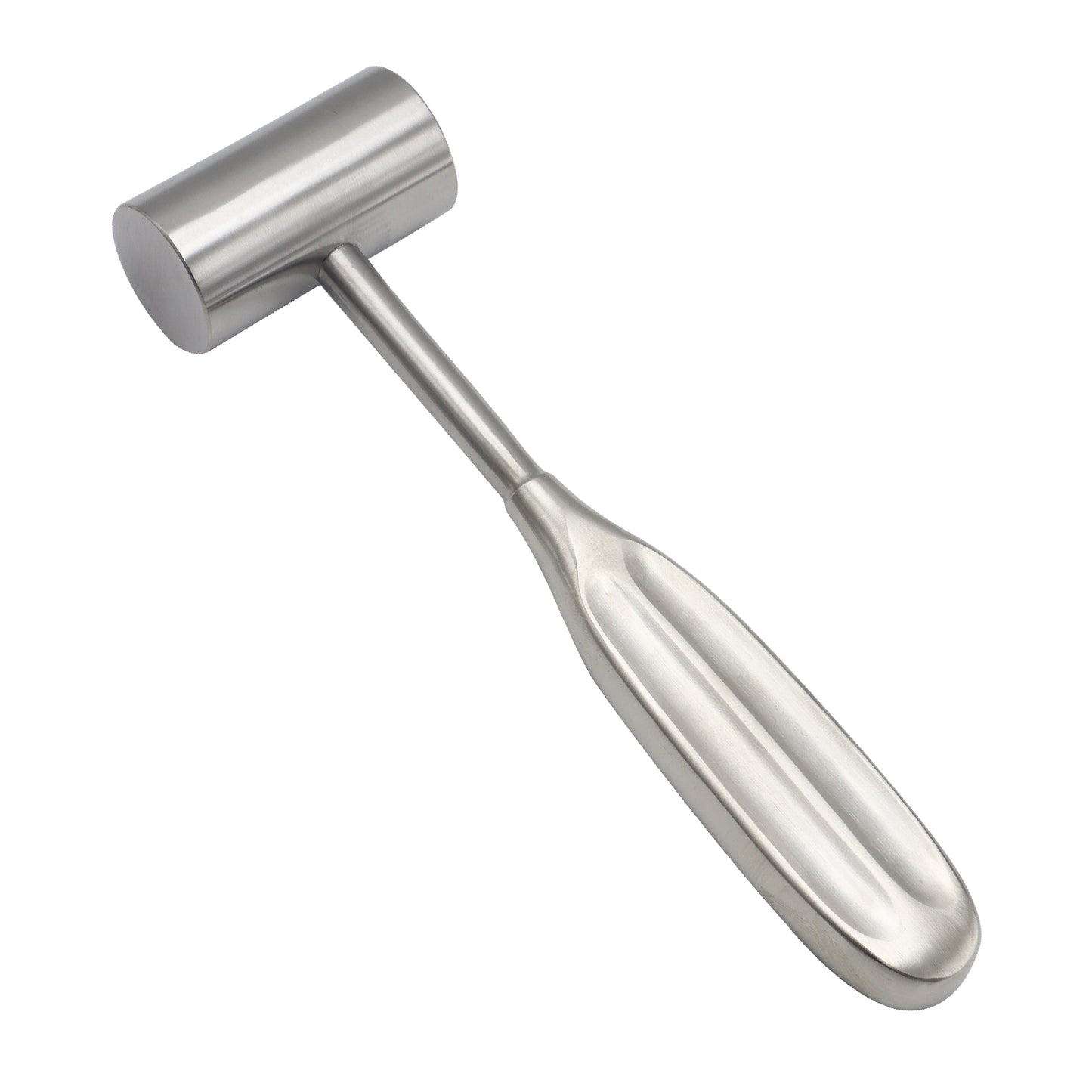 Gerzog Bone Mallet with 25mm solid head and ergonomic grooved handle, used for orthopedic and dental bone surgery.