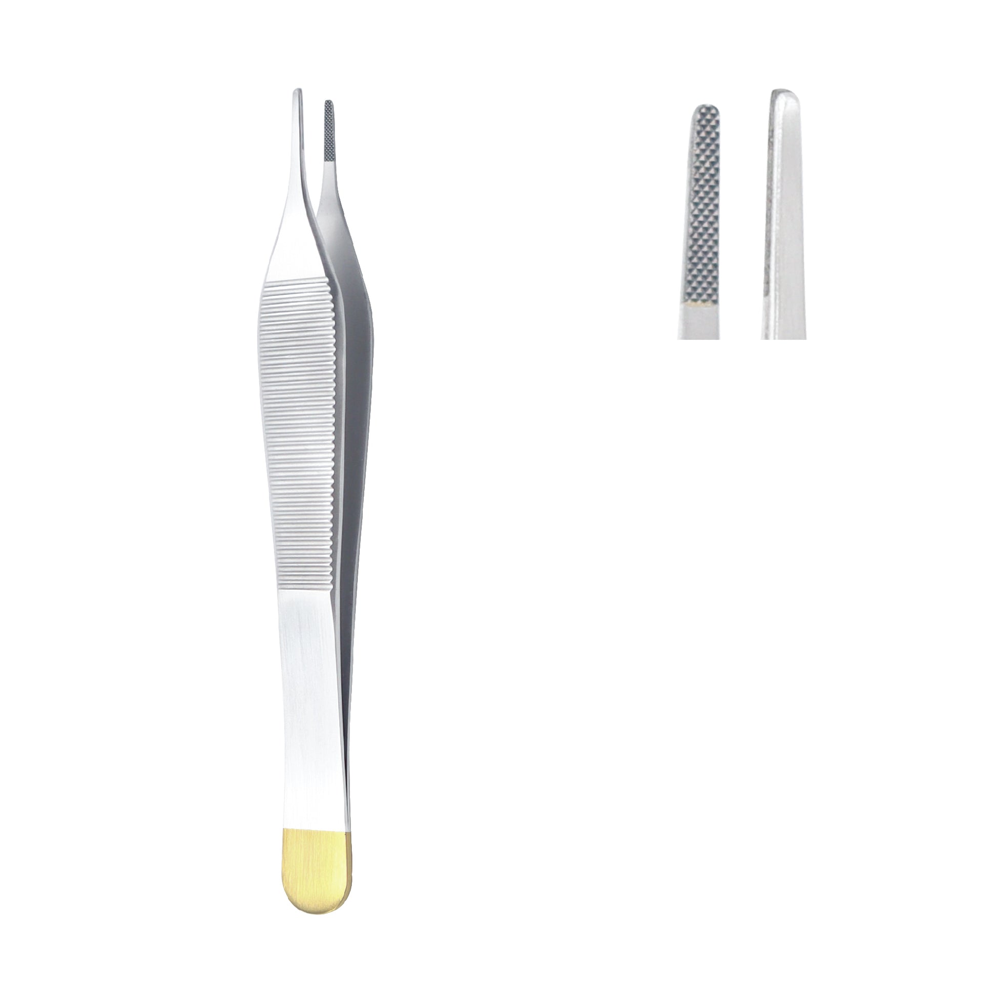 Straight hemostatic forceps 12.5 cm for eyelid and ophthalmic surgery