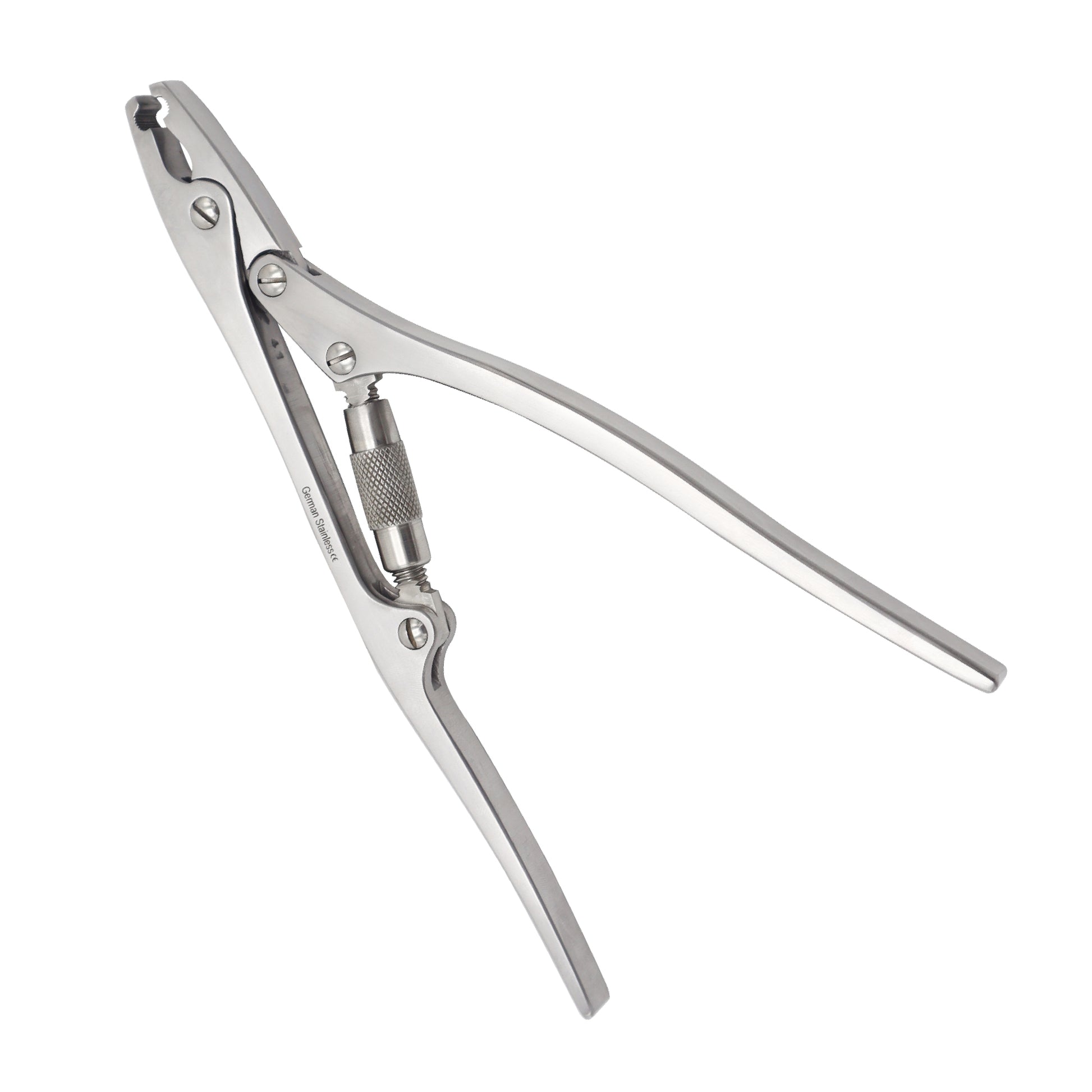A 9-inch Hercules wire cutter with a double-action mechanism and tungsten carbide jaws, designed for cutting orthopedic pins and K-wires.