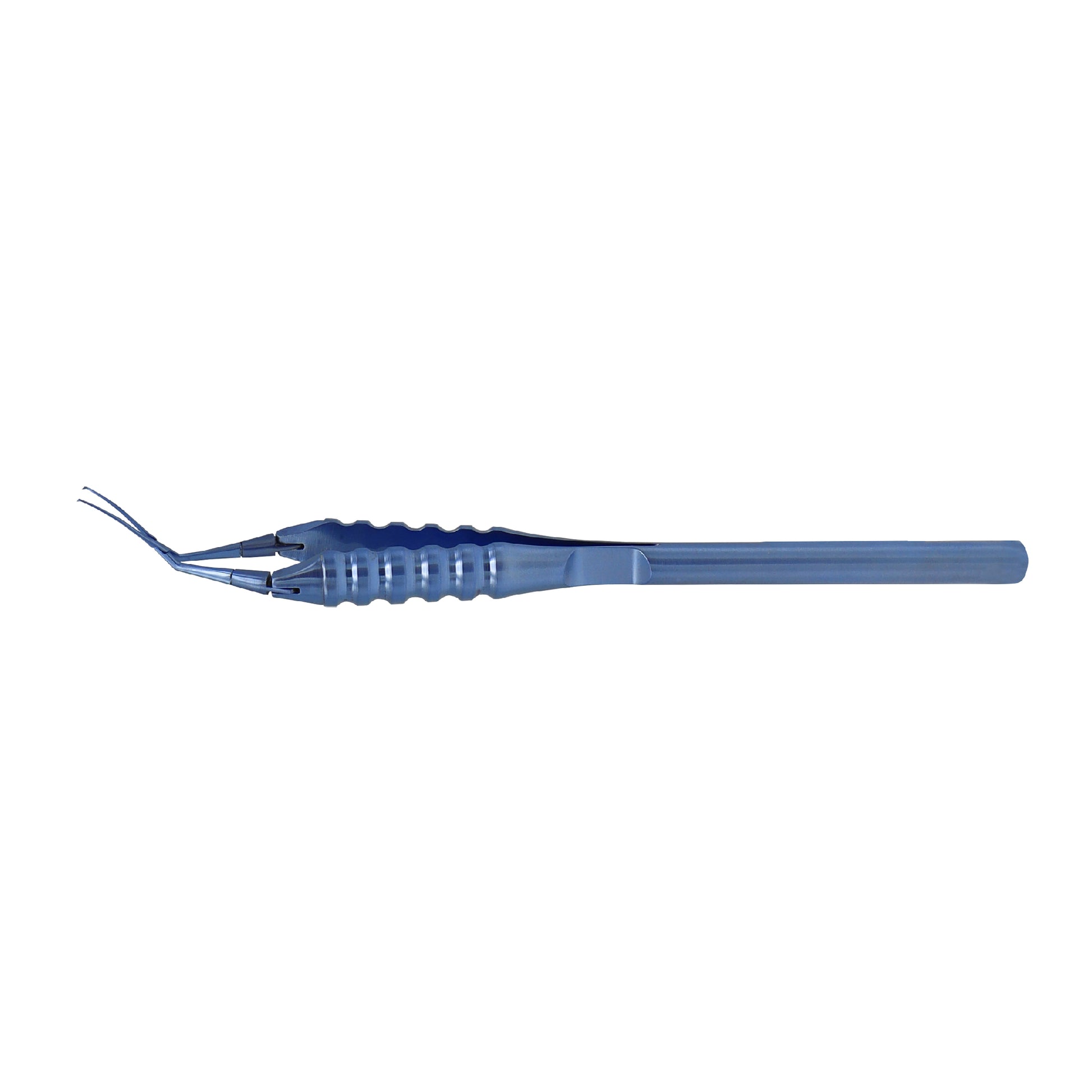 Inamura Capsulorhexis Forceps 1.5 mm cross action tip 12 cm ophthalmic instrument for precise cataract surgery and capsulorhexis.