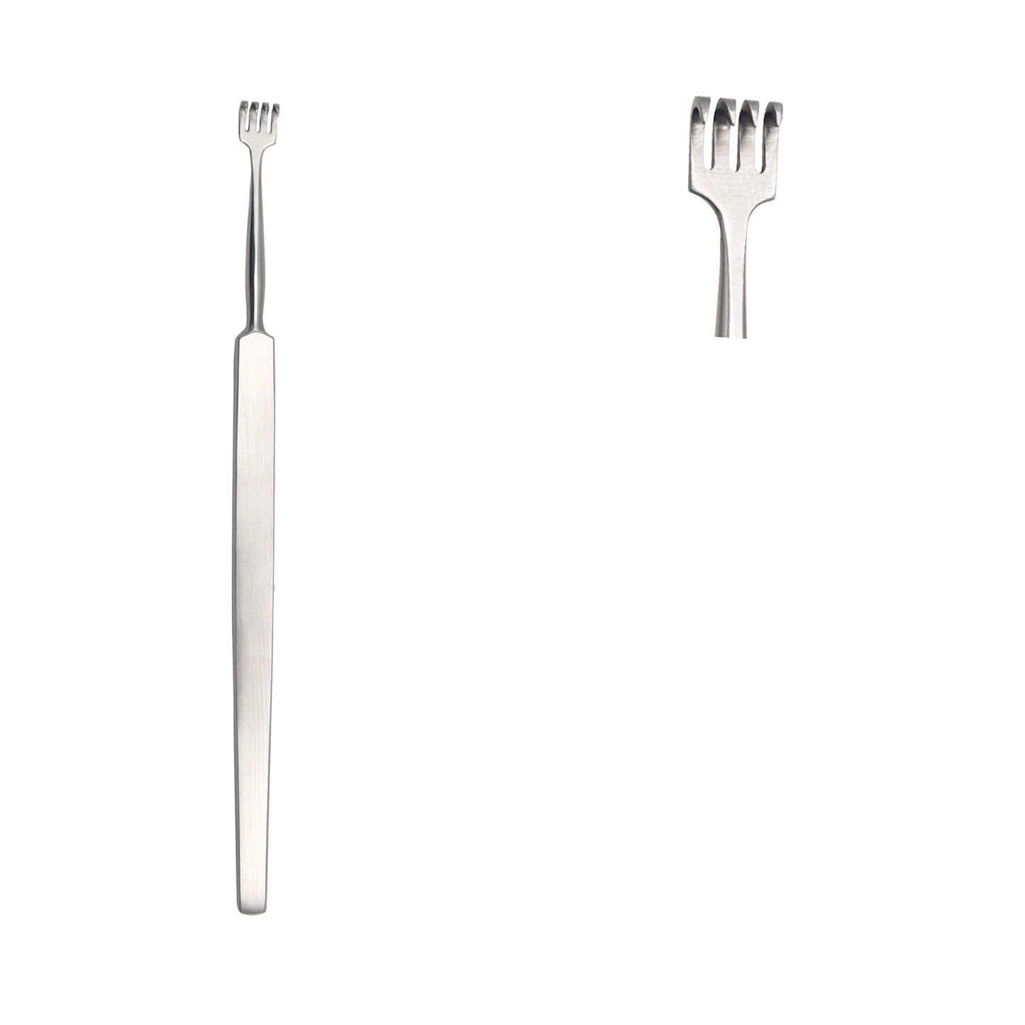 This instrument is typically made of high-quality surgical stainless steel and is used by surgeons to widen incisions or pull back soft tissues to expose the surgical field.
