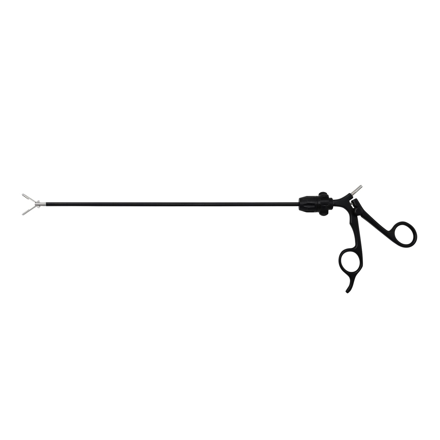 Medical grade laparoscopic tissue grasper instrument for minimally invasive surgery.