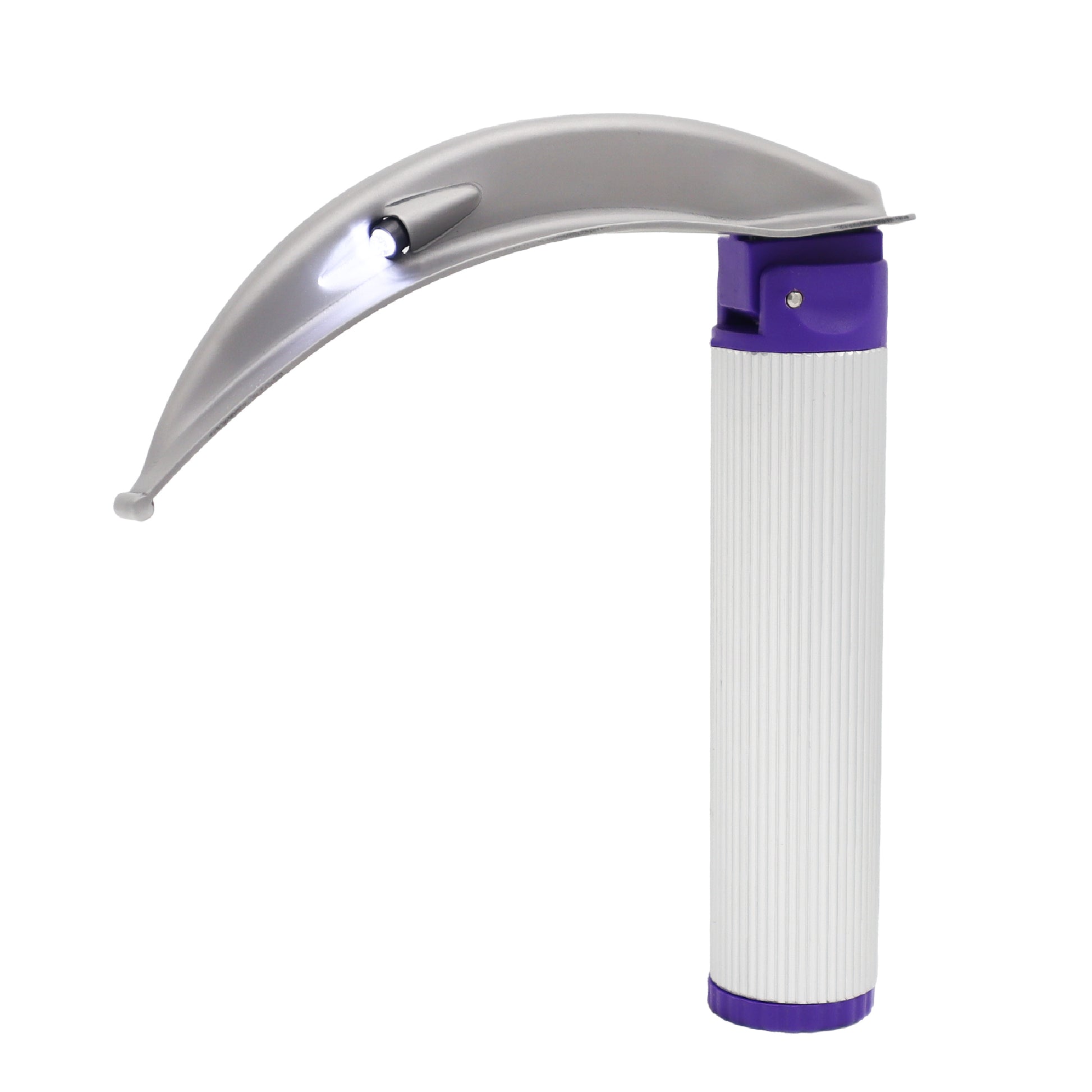 LED Macintosh Combo Laryngoscope with integrated blade and handle, front view on a white background for airway management use.
