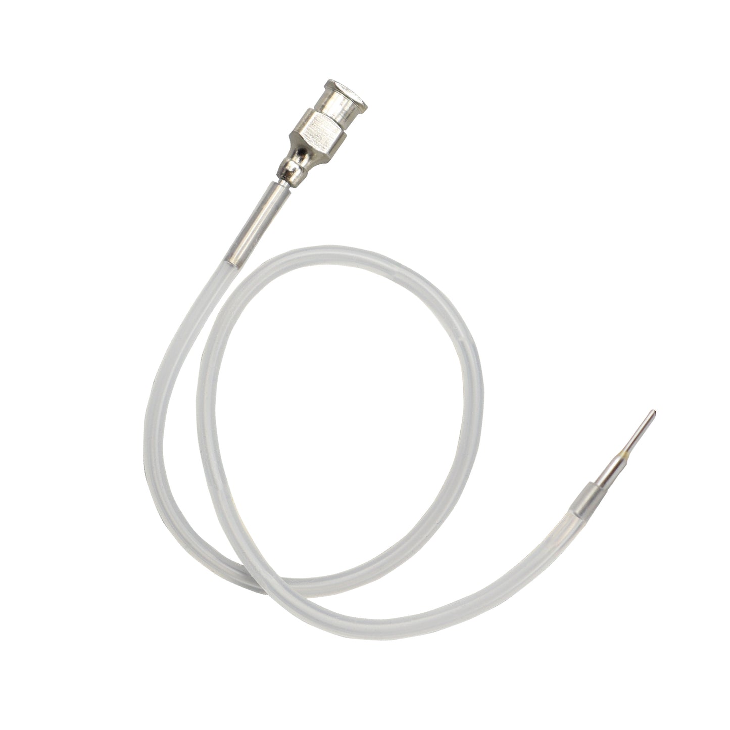 Lewicky 19G infusion cannula used for precise fluid delivery in ophthalmic surgical procedures and eye care treatments