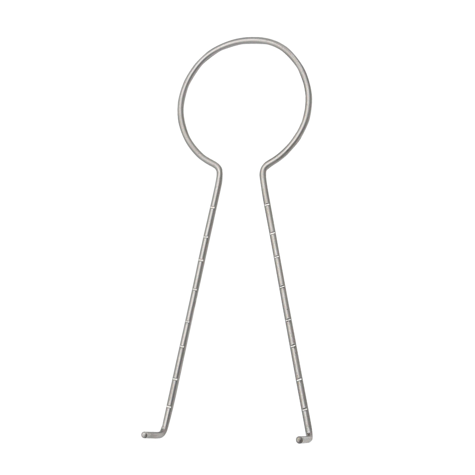 McKissock Keyhole Marker, a stainless steel surgical instrument used to mark incision patterns for breast reduction surgery.