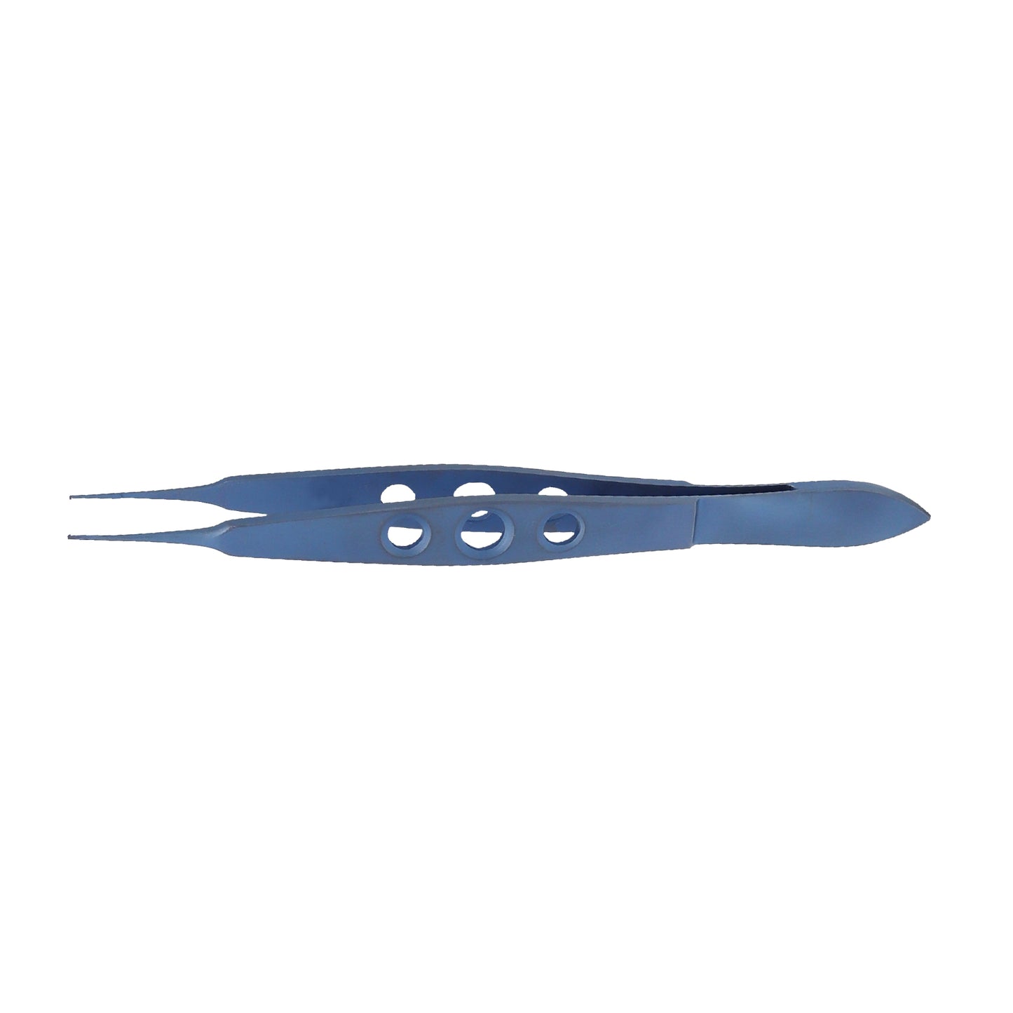 McPherson corneal forceps straight 11cm titanium 0.4 mm tips with 1x2 teeth and 5mm tying platform