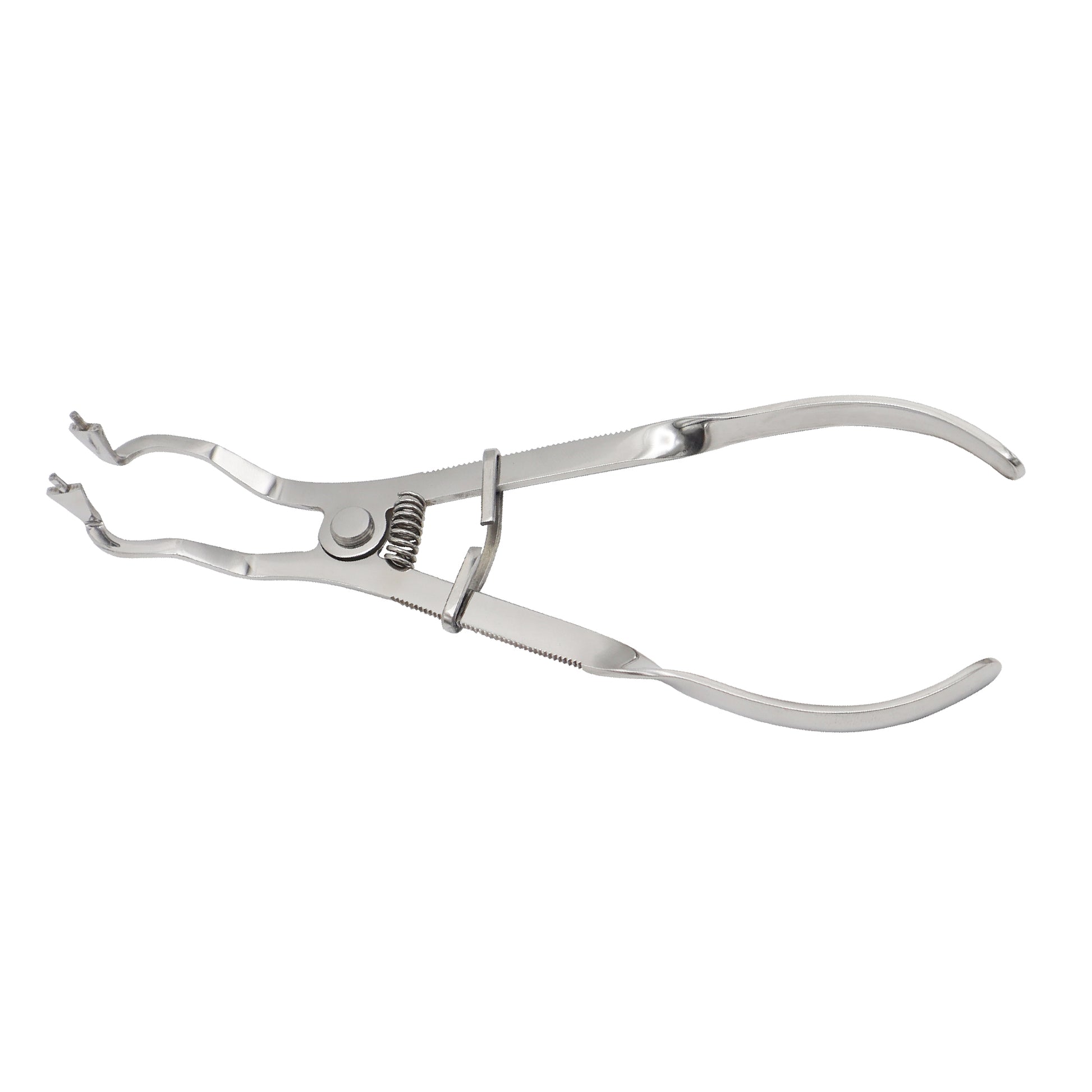 Metal plier tool on a white background
