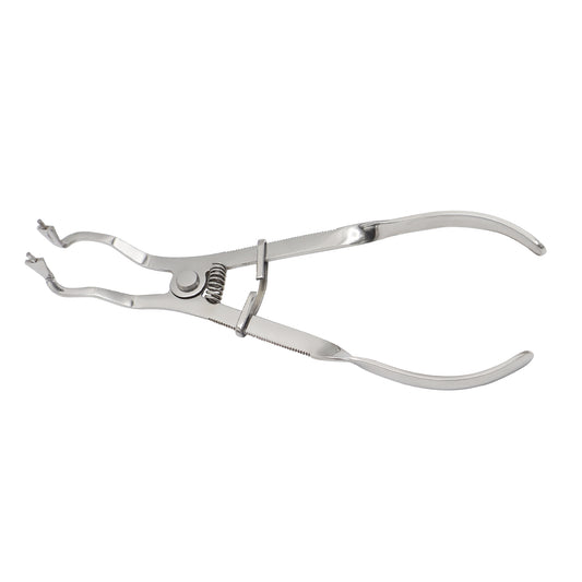 Metal plier tool on a white background