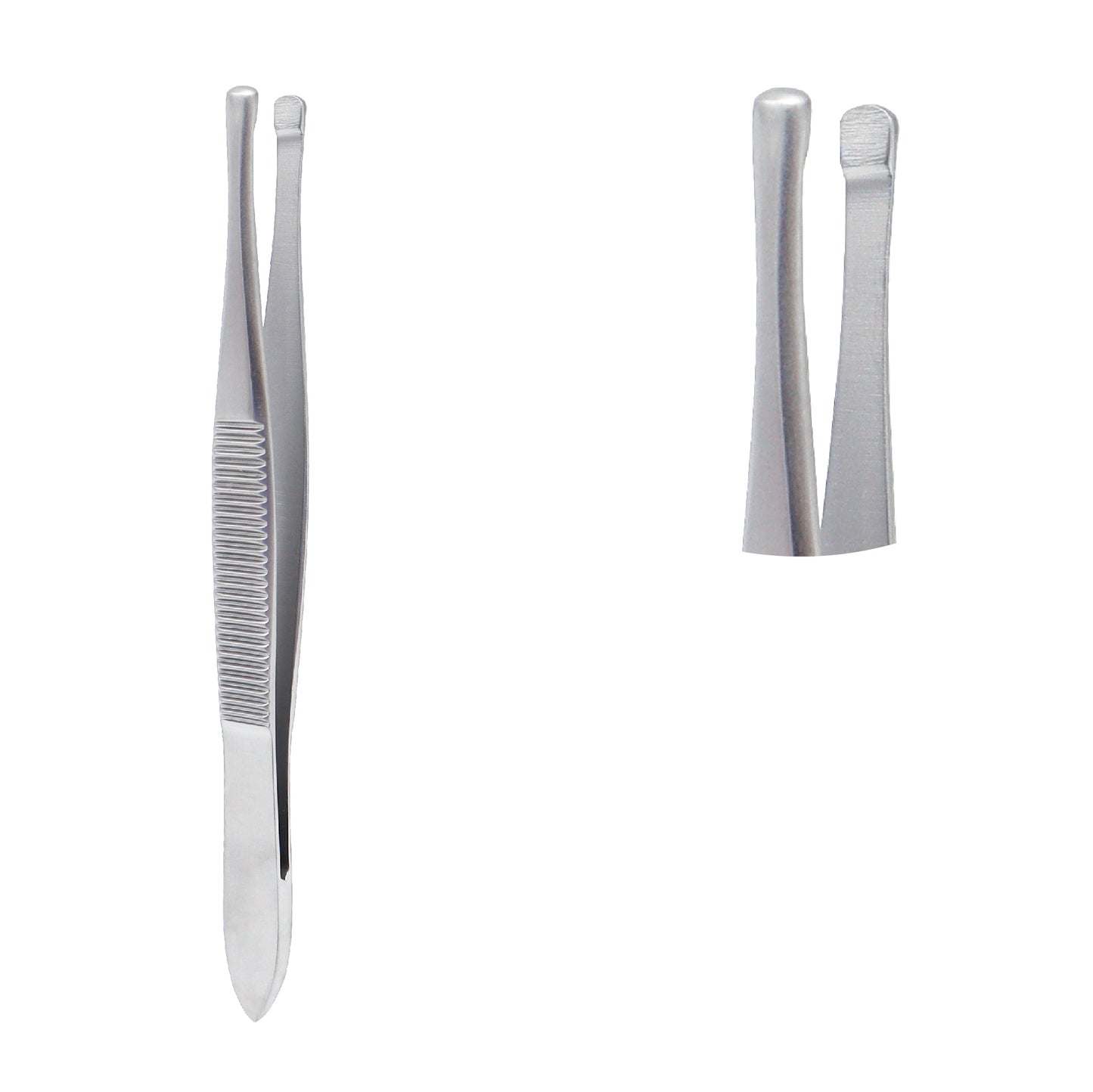Beer cilia forceps 8 cm ophthalmic microsurgery tool used for delicate cilia and tissue manipulation in eye procedures