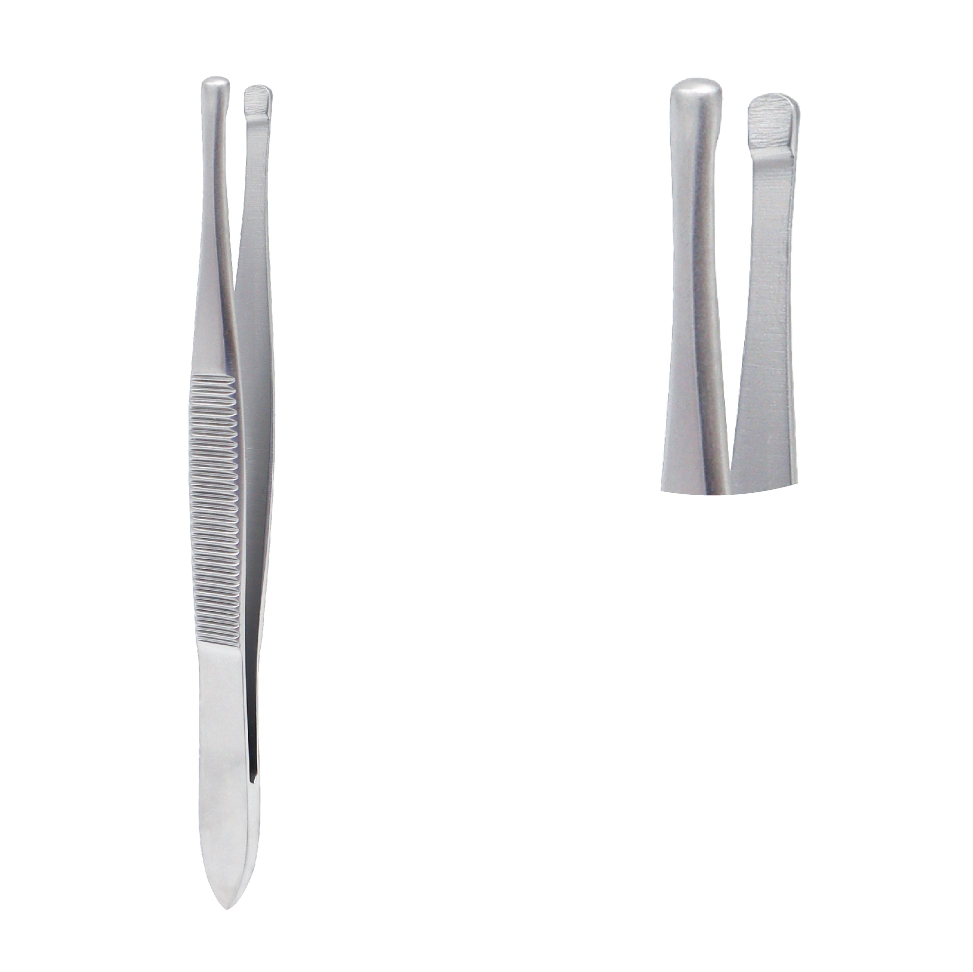 Beer cilia forceps 8 cm ophthalmic microsurgery tool used for delicate cilia and tissue manipulation in eye procedures