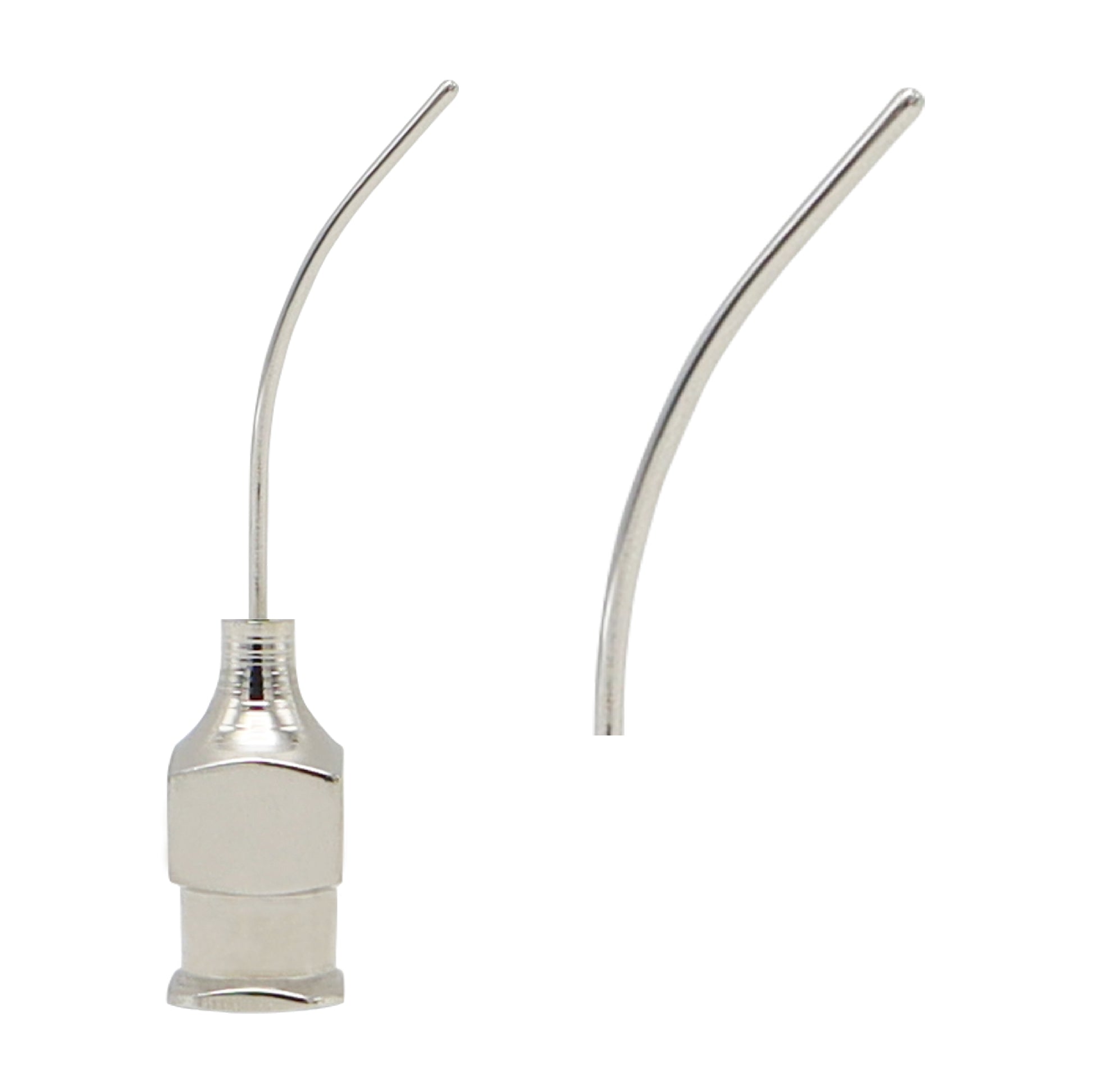 Ophthalmic cortex extractor with 0.3 mm side port and 21 mm length for controlled fluid aspiration in cataract surgery