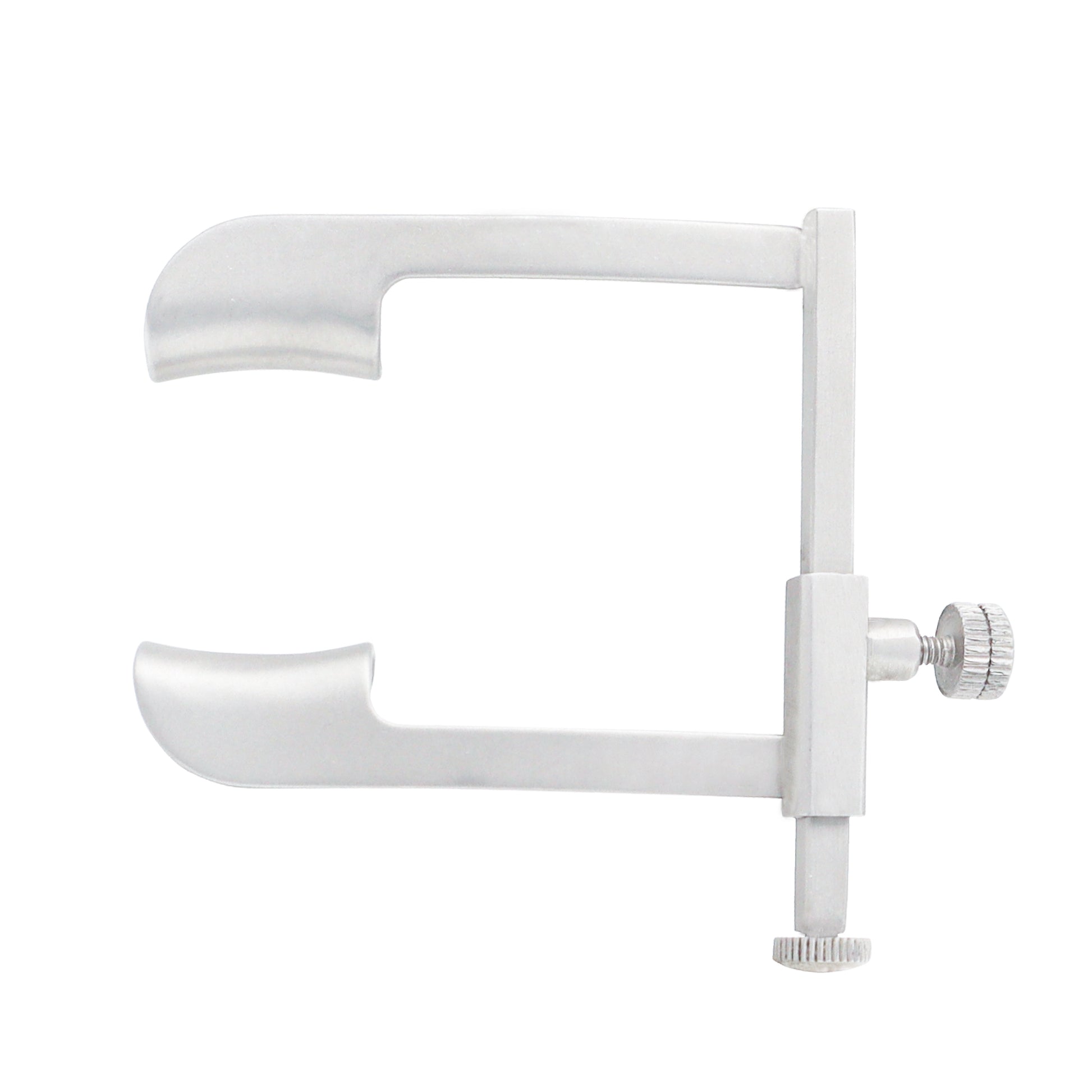 Stainless steel Cook Eye Speculum, ophthalmic instrument with locking screw and 15 mm blade for secure eyelid retraction