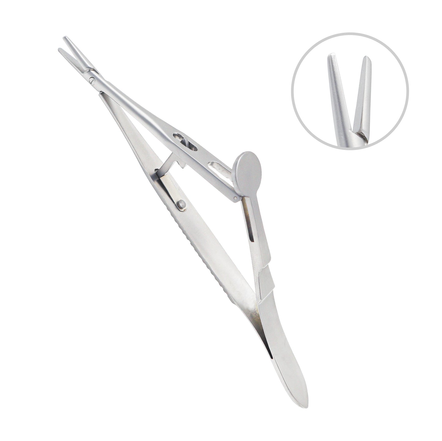 Ophthalmic Kalt Needle Holder straight design 14 cm surgical suturing instrument