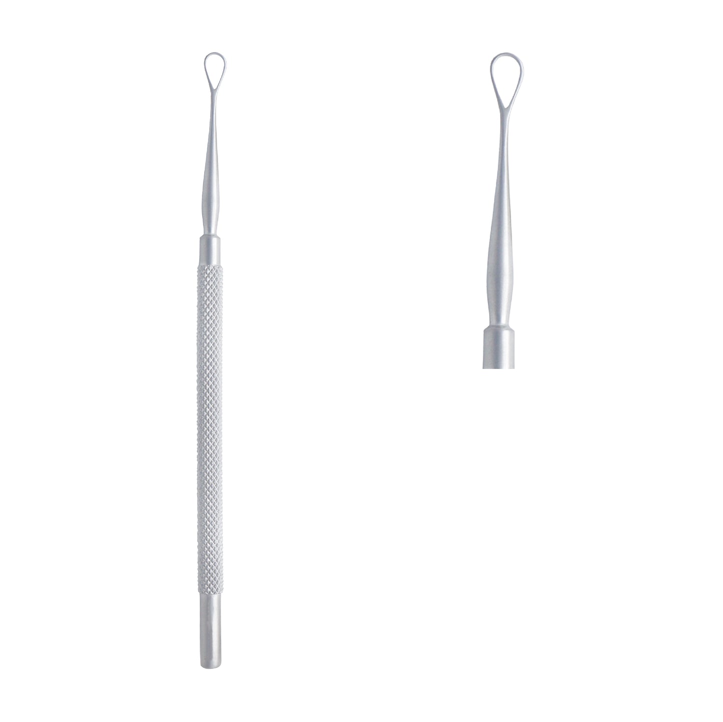 Kirby lens loop round handle stainless steel instrument used in ophthalmic surgical procedures