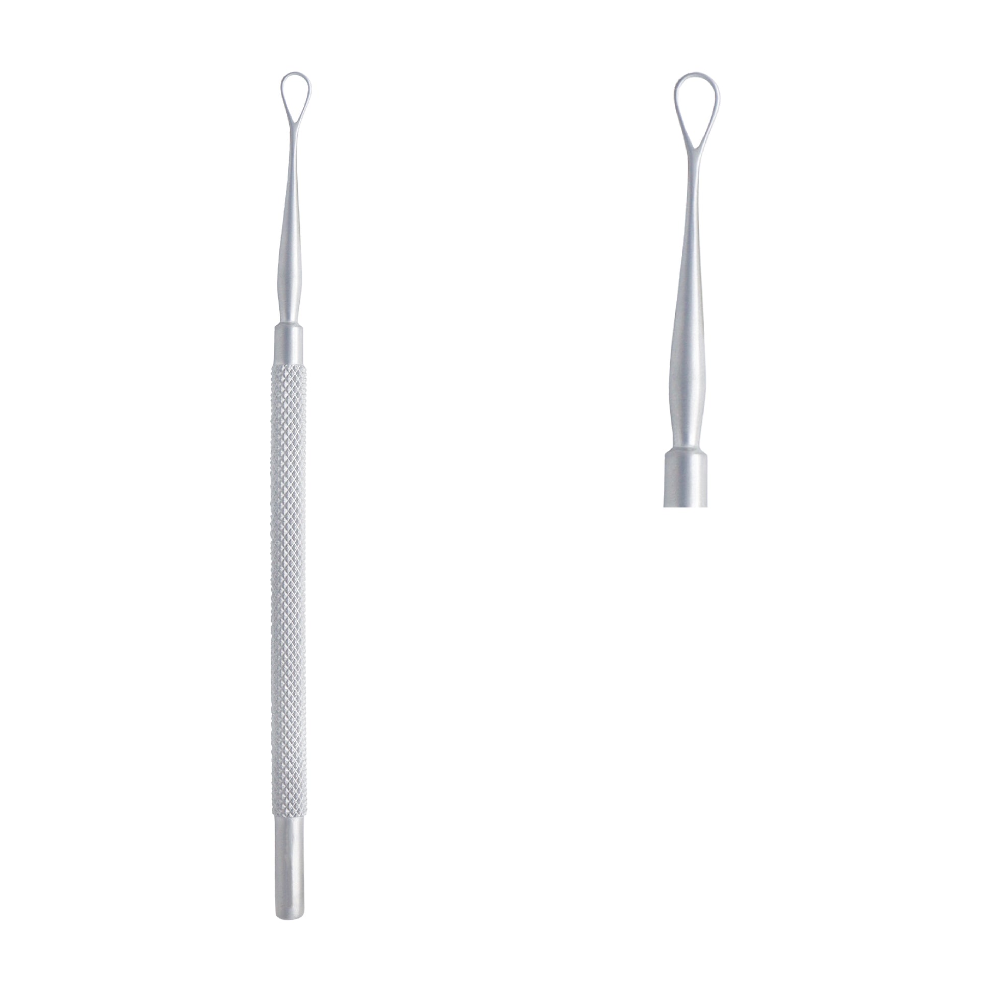 Kirby lens loop round handle stainless steel instrument used in ophthalmic surgical procedures