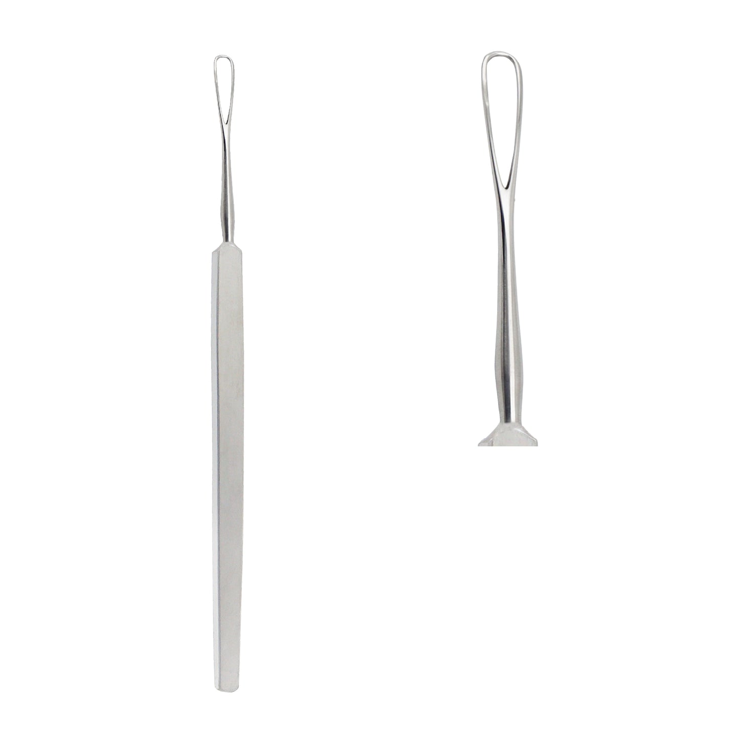 Stainless steel Snellen Lens Loop 4 mm with 13.5 cm length for controlled eye surgery procedures