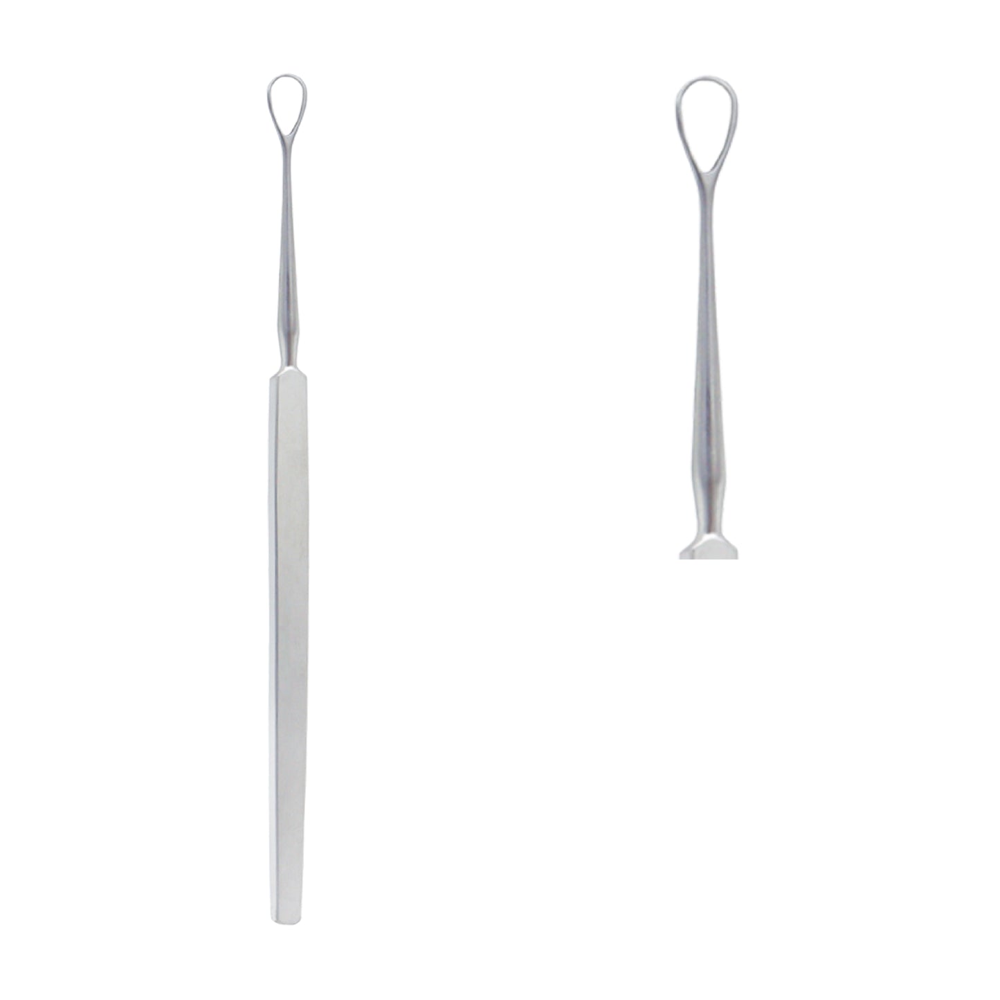 Weber Lens Loop 5.5 mm with flat handle and 13.5 cm length for controlled eye surgery procedures