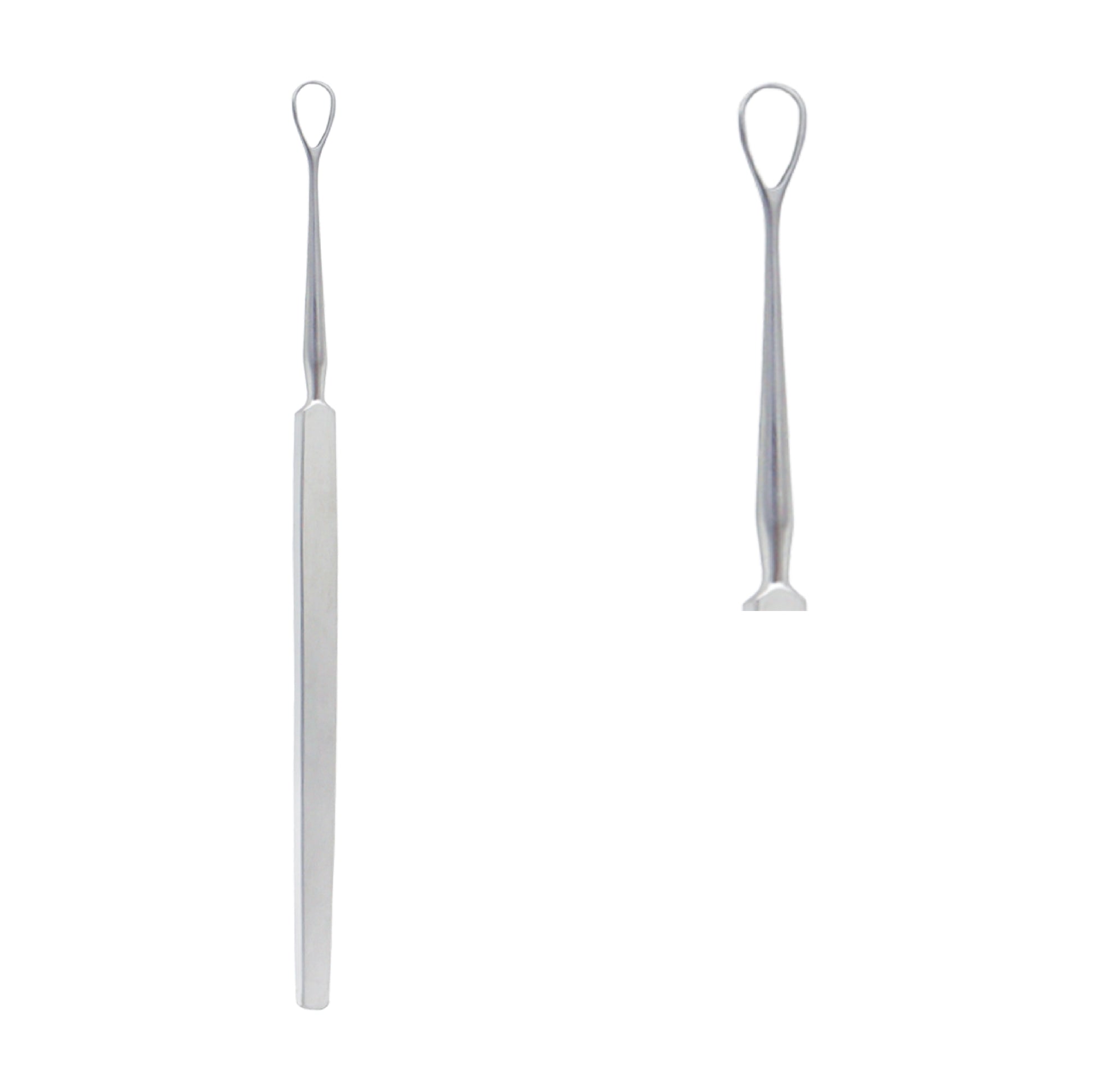 Weber Lens Loop 5.5 mm with flat handle and 13.5 cm length for controlled eye surgery procedures
