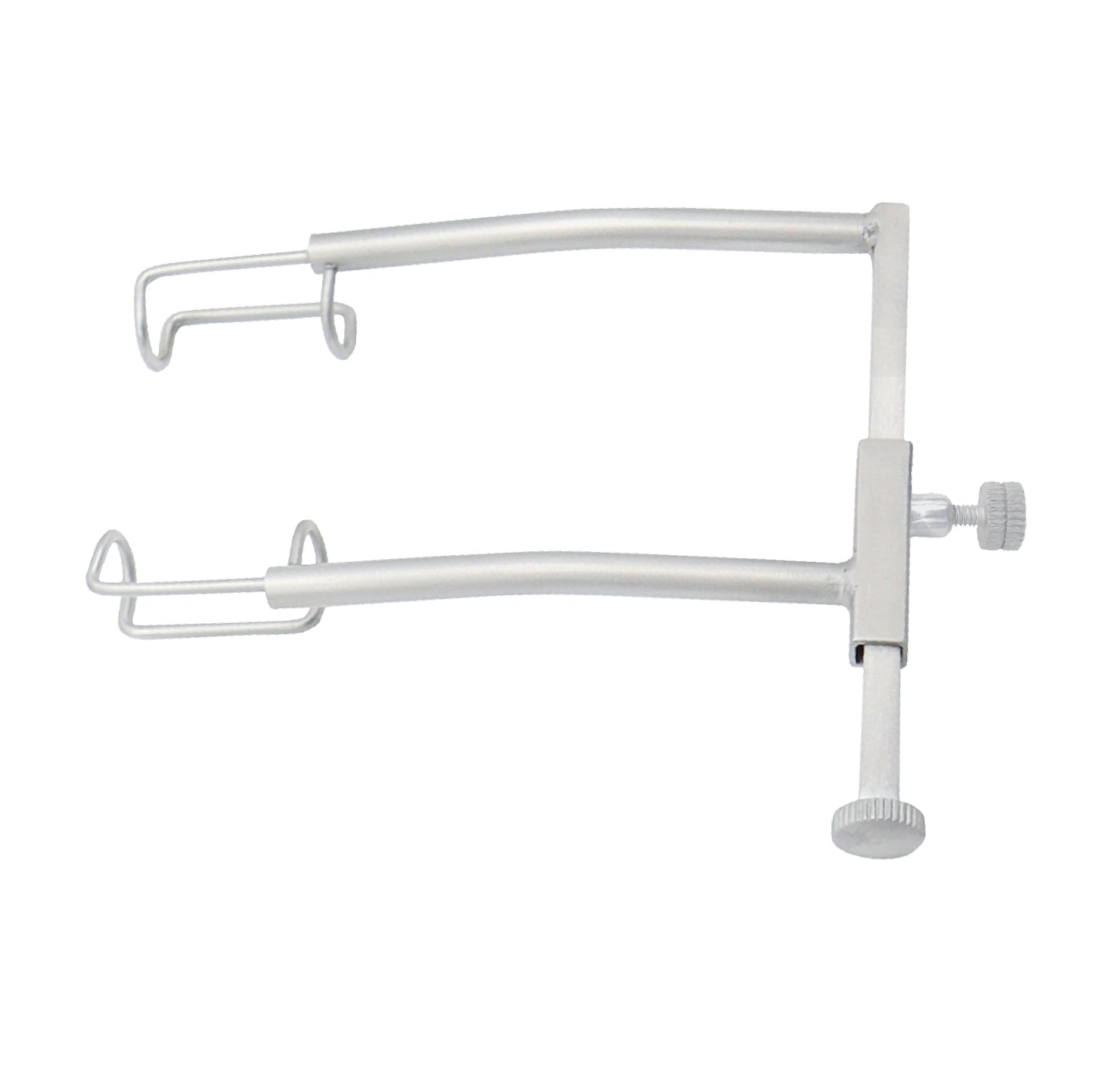 Stainless steel Murdock Eye Speculum, adult size with 15 mm blade and locking screw for precise eyelid retraction