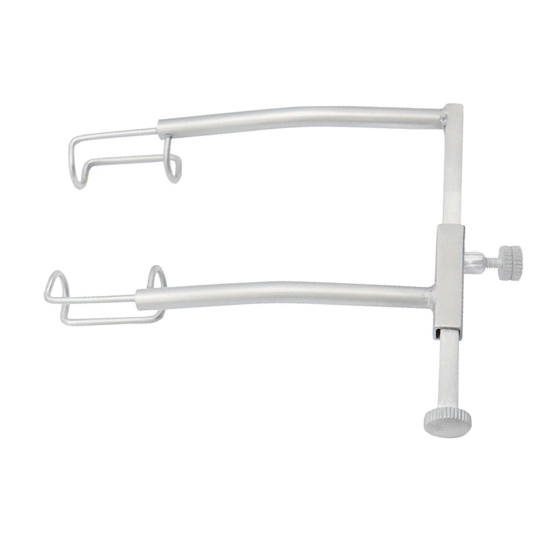 Stainless steel Murdock Eye Speculum, adult size with 15 mm blade and locking screw for precise eyelid retraction