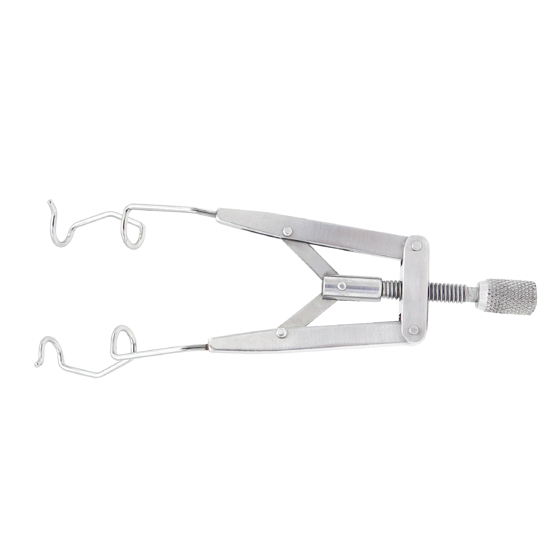 Stainless steel Liebermann Eye Speculum with V-wire construction, 8 cm length for precise and stable eye exposure during surgery