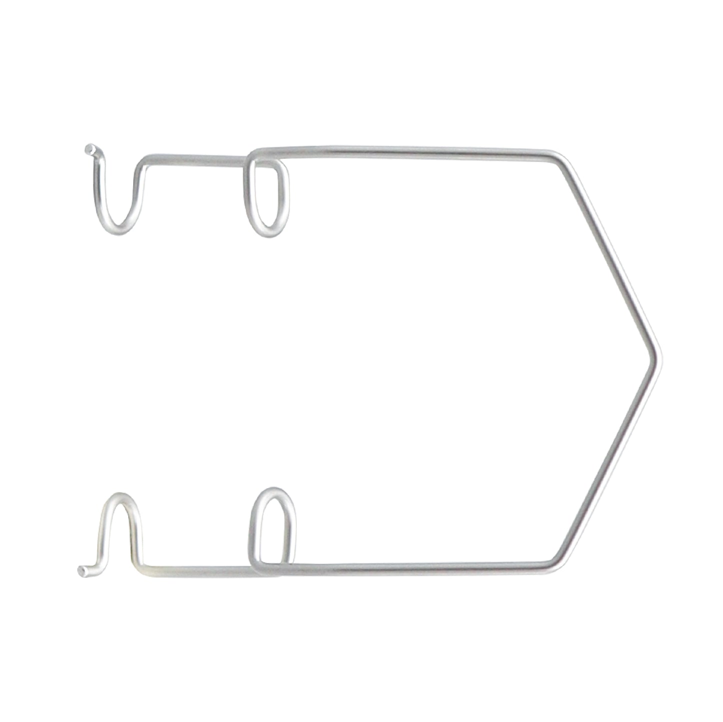 Stainless steel Kratz Barraquer Speculum for phaco surgery, 15 mm angled wire blade, 4 cm compact eye retractor