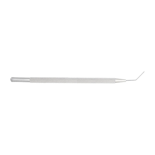 Osher Y-Dialler lens nucleus rotator with 0.5 mm angled tip and 12.5 cm length for eye surgery procedures