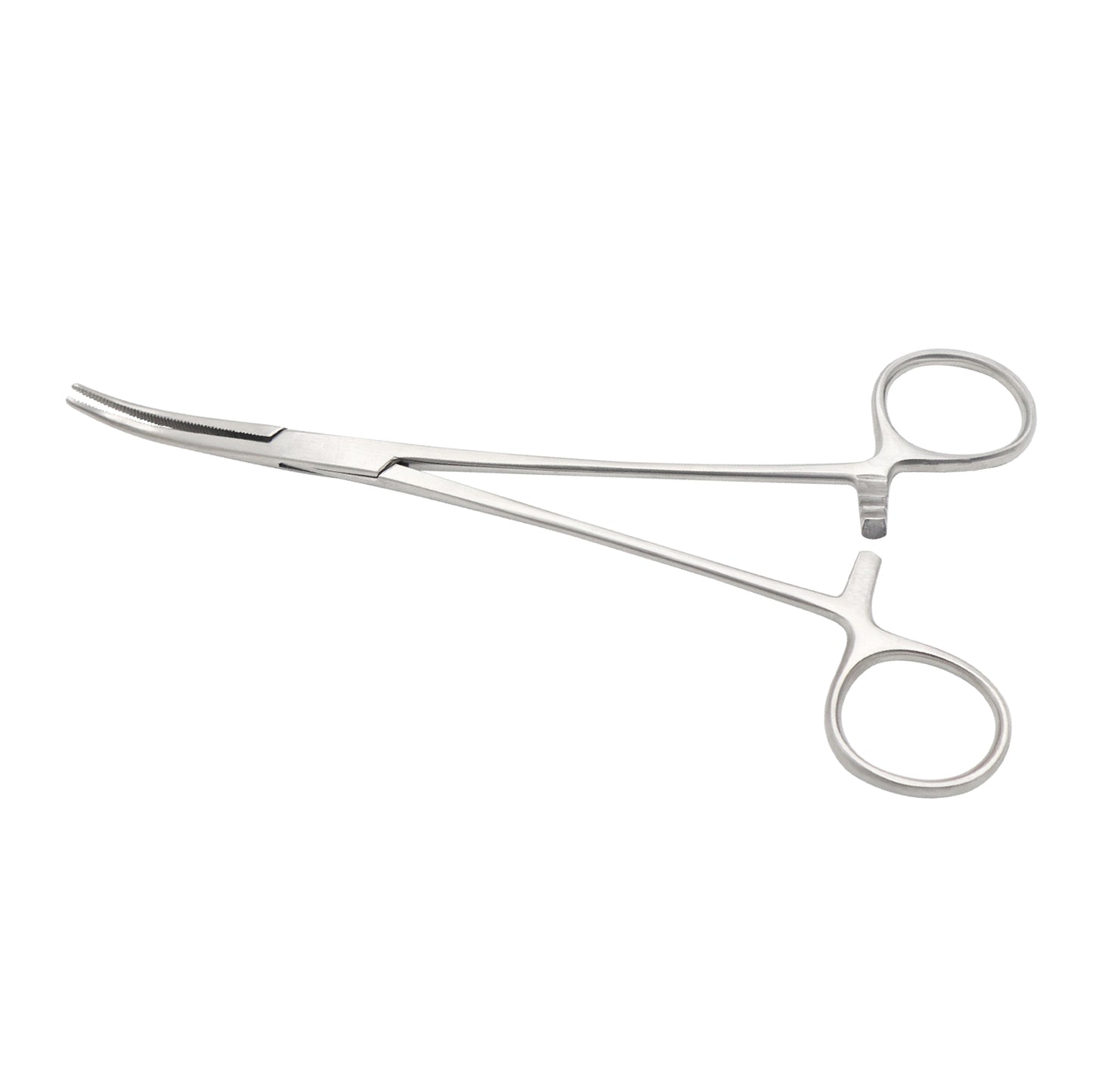 A pair of curved Crile Hemostatic Forceps made from stainless steel, typically used in surgical procedures.