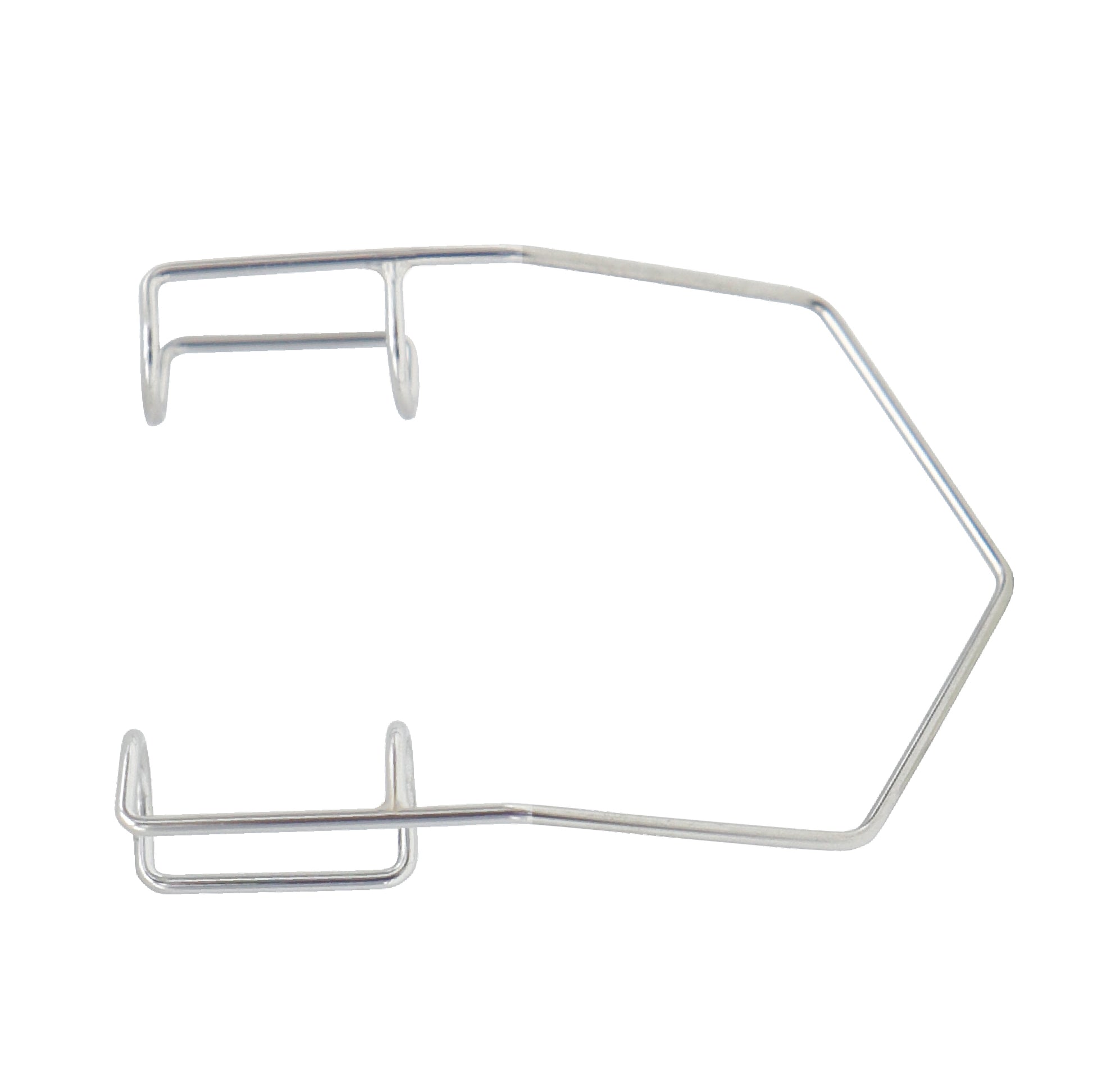 Pediatric eye speculum wire design 13 mm blade providing clear visibility and safe eyelid retraction during eye surgery and examination